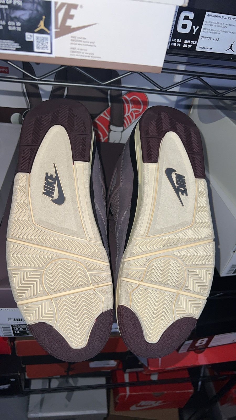 Jordan Brand Jordan 4 a ma violet ore Size US 12.5 / EU 45-46 - 14 Thumbnail