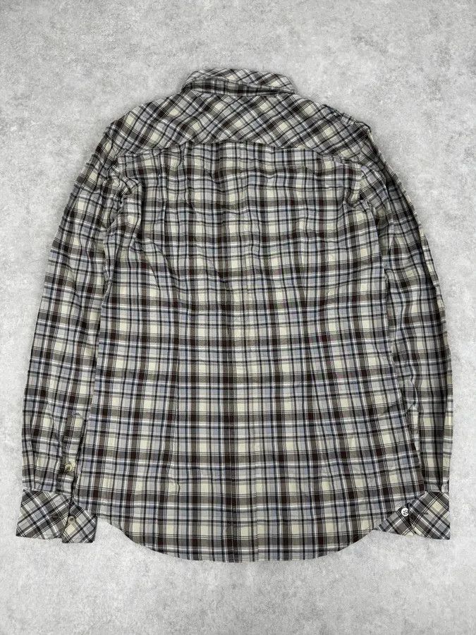 Dolce & Gabbana 2000s Dolce & Gabbana Beige Cargo Checkered Shirt Size US M / EU 48-50 / 2 - 4 Thumbnail