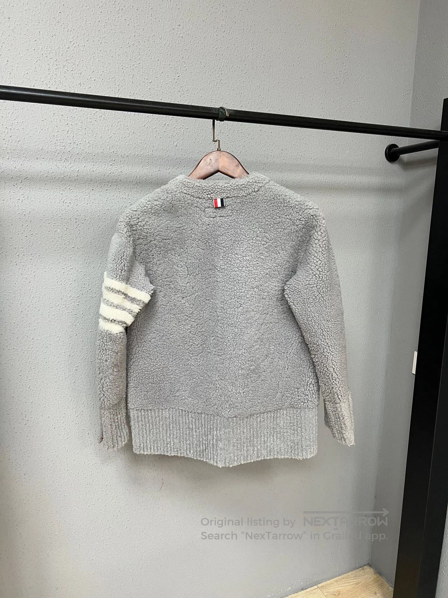 Thom Browne thom browne gray knit cardigan jacket. Size US M / EU 48-50 / 2 - 2 Thumbnail