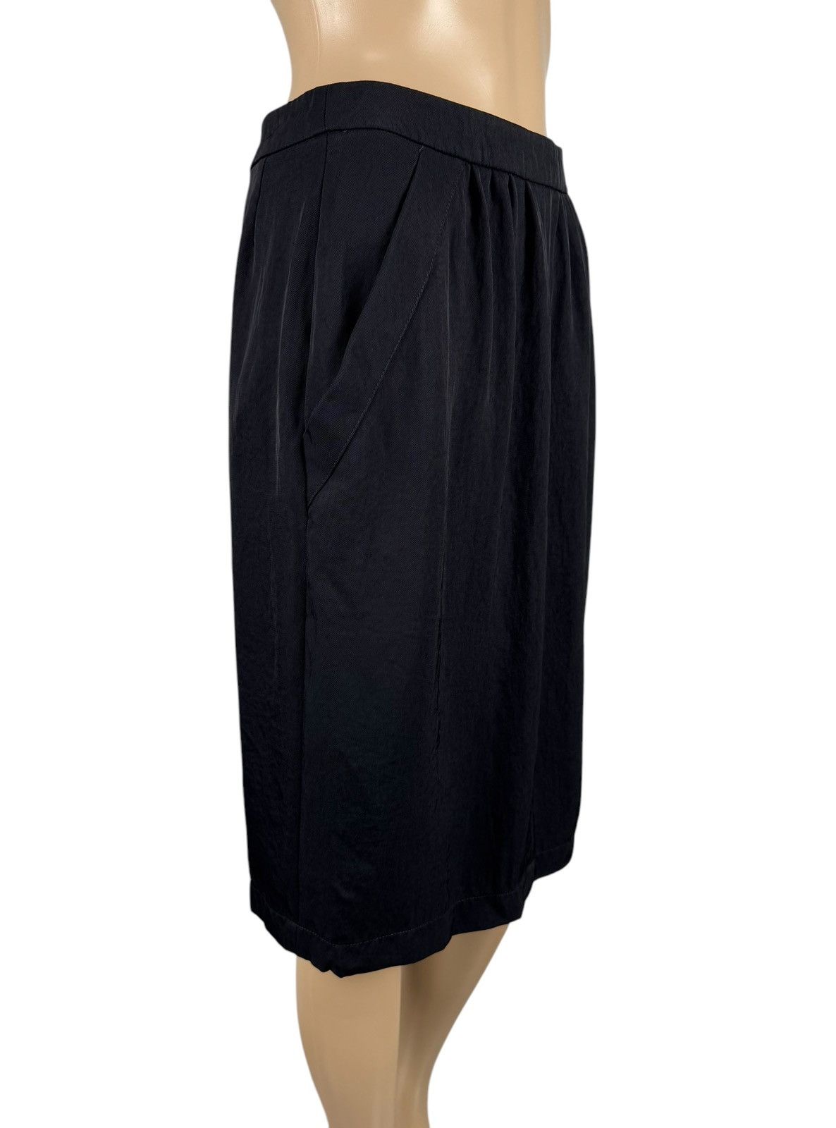 Prada Prada Black Midi Skirt Triacetate size 42 Size 28" / US 6 / IT 42 - 3 Thumbnail