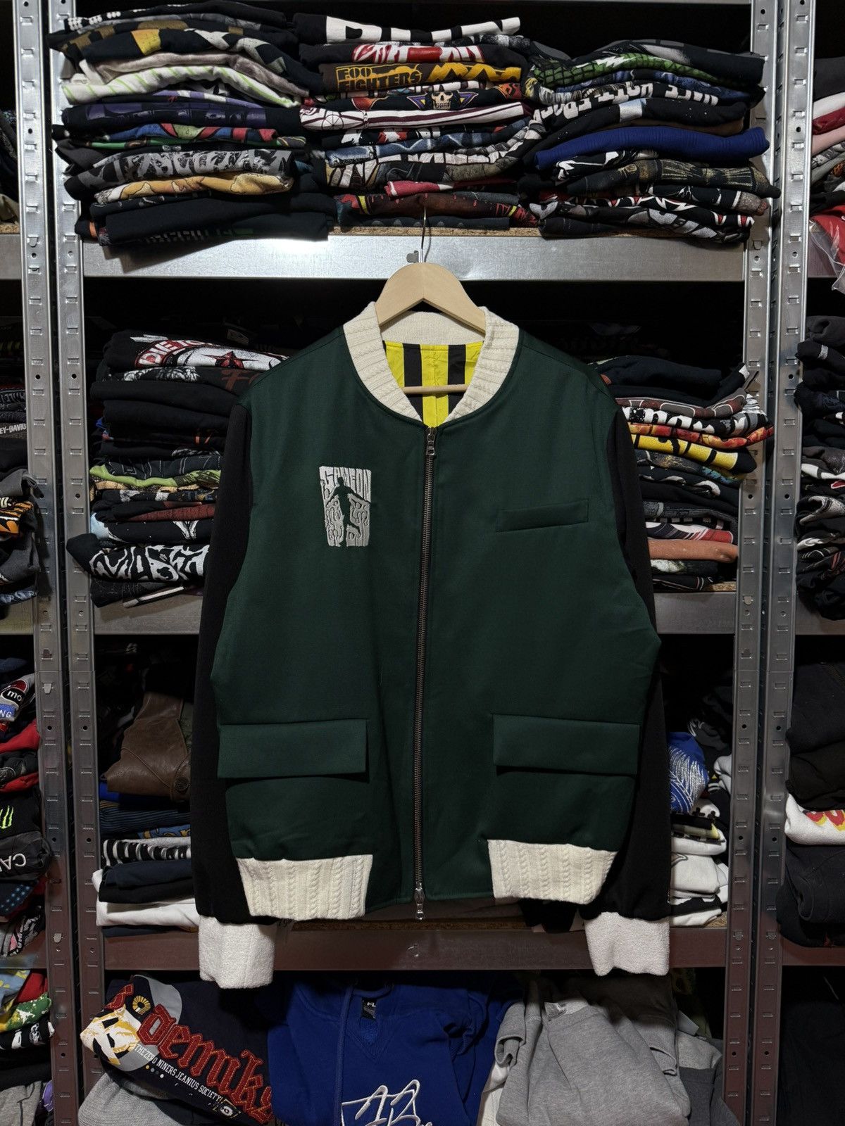 clothsurgeon Rare Limited Clothsurgeon Snapchat Bomber Jacket Y2K Hype Size US XL / EU 56 / 4 - 1 Thumbnail