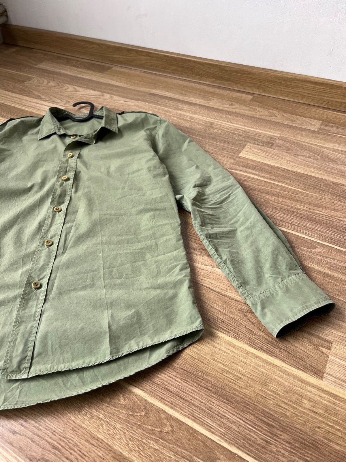 Bottega Veneta Bottega Veneta Men’s Cotton Green Shirt Size48 Made In Italy Size US M / EU 48-50 / 2 - 4 Thumbnail