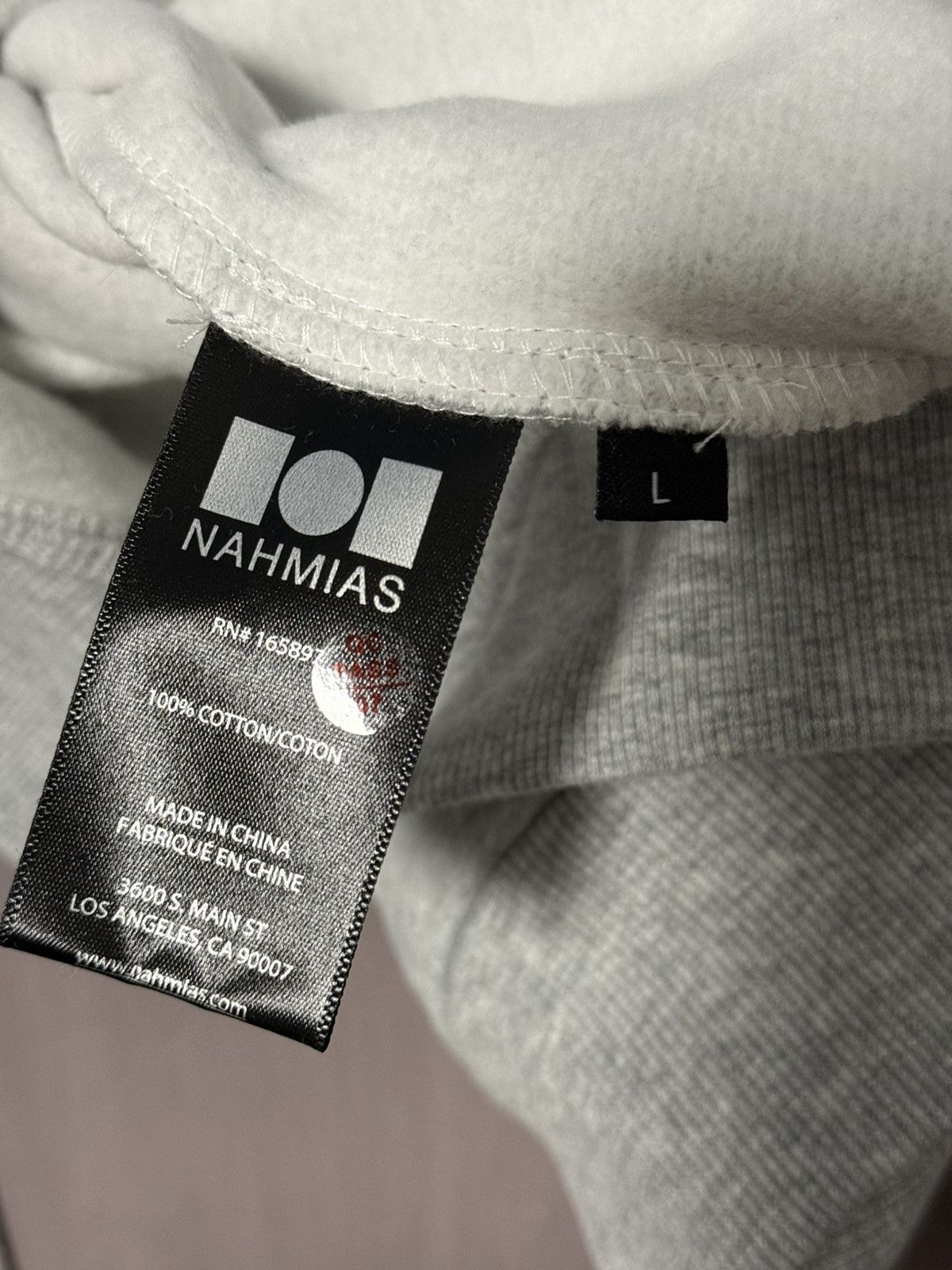 A24 × Nahmias Marty Supreme Nahmias A24 Grey zip hoodie hooded sweatshirt Size US L / EU 52-54 / 3 - 4 Thumbnail