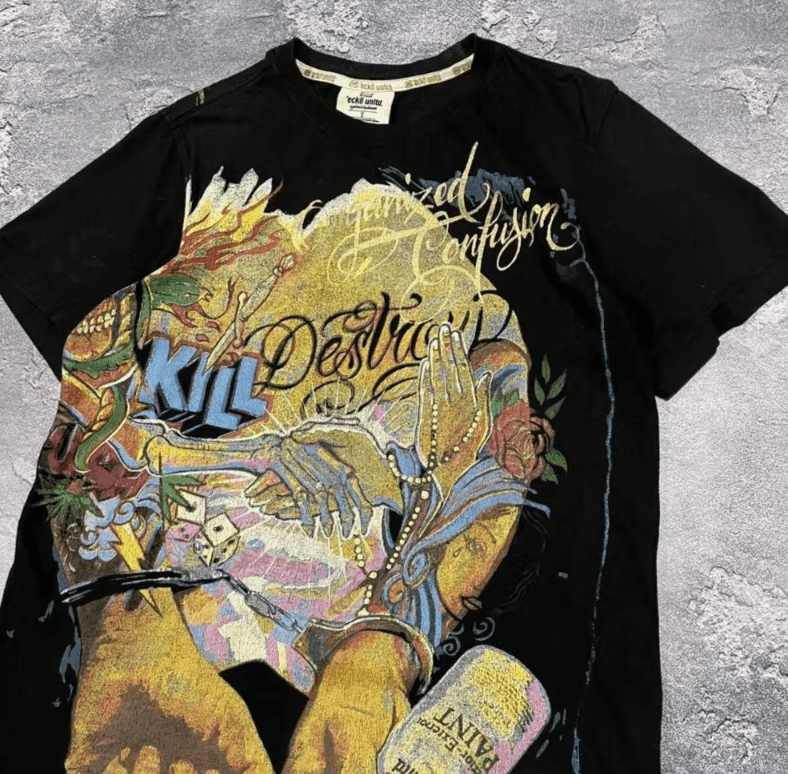 Japanese Brand 3 Graphic Cool Play Skate Kid Print T Shirt Size US XL / EU 56 / 4 - 6 Thumbnail