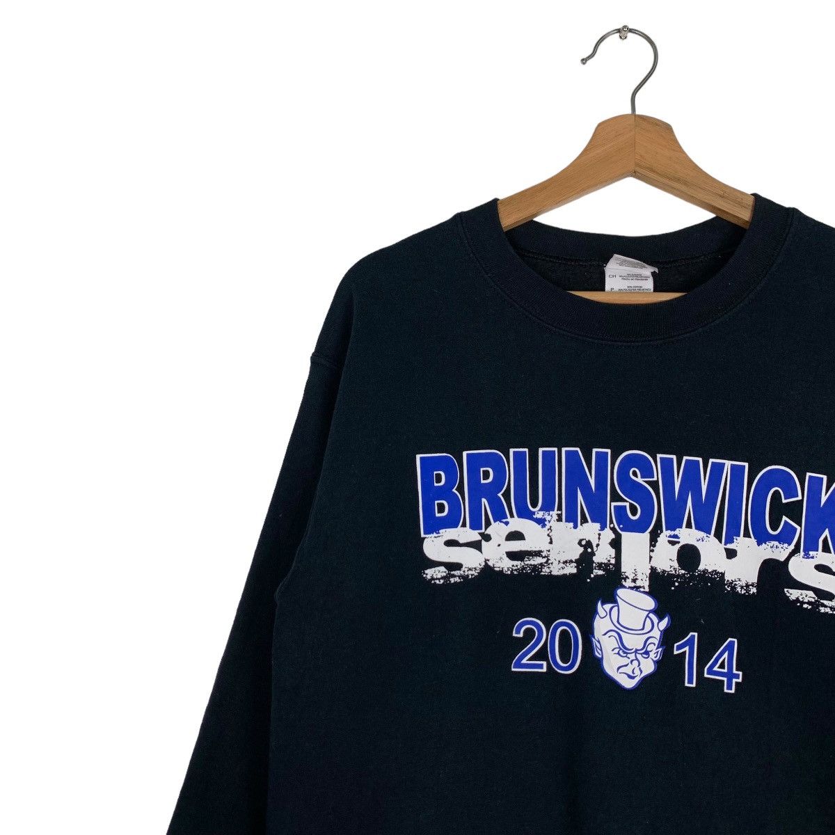 Gildan BRUNSWICK SENIORS 2014 BIG LOGO SWEATSHIRTS #0762-C35 Size US S / EU 44-46 / 1 - 6 Thumbnail