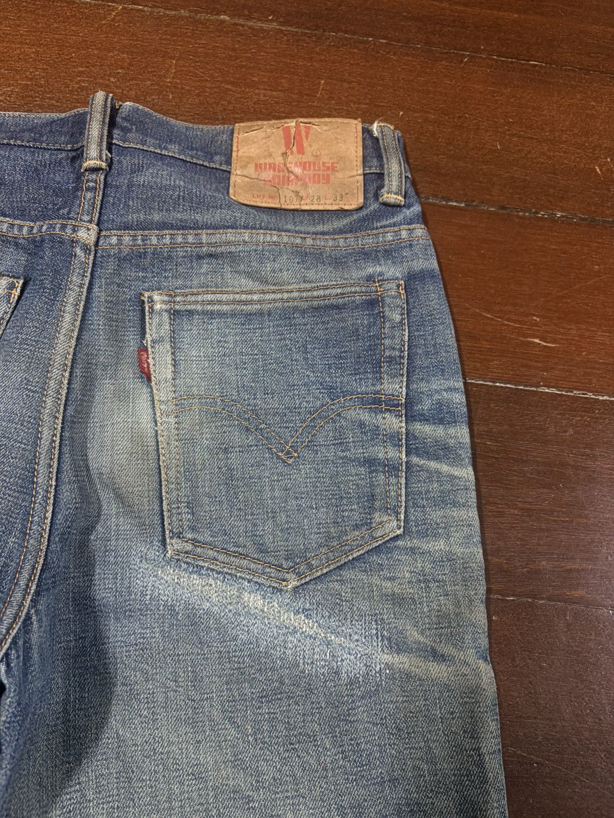 Warehouse Rare vintage Warehouse 107 nice feded rework distressed Size US 29 - 19 Thumbnail