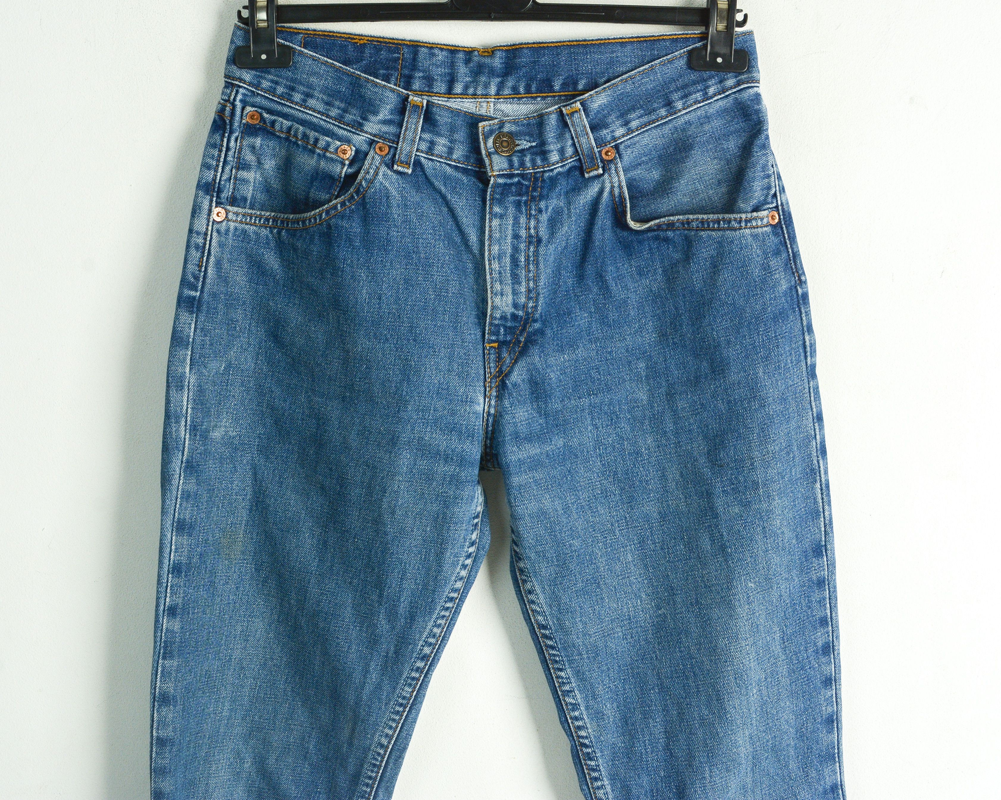 Levi's 595 04 Mens W30 L32 Slim Straight Jeans Denim Pants Trousers Size US 30 / EU 46 - 7 Thumbnail