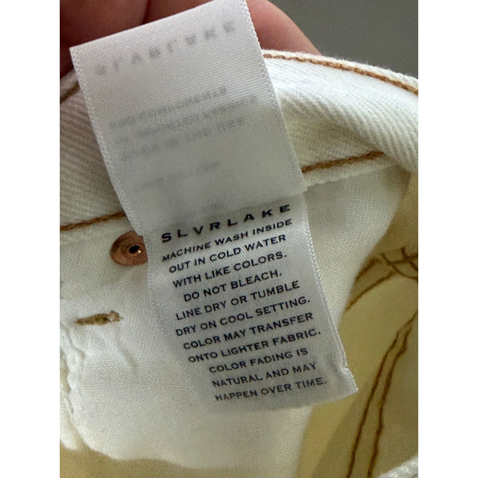 SLVRLAKE SLVRLAKE Hero white cropped distressed high rise jeans 27 Size 27" / US 4 / IT 40 - 9 Thumbnail
