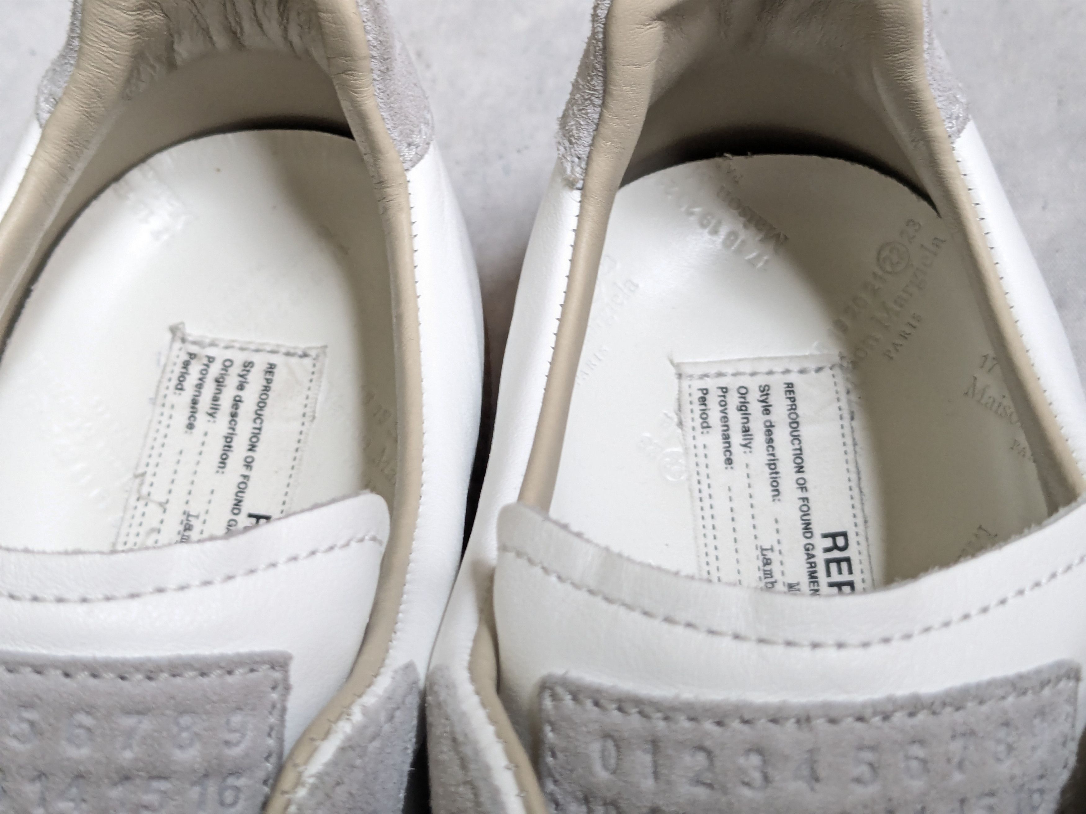 Maison Margiela Maison Margiela GAT Replica White Gray 11 44 Low Top Size US 11 / EU 44 - 7 Thumbnail