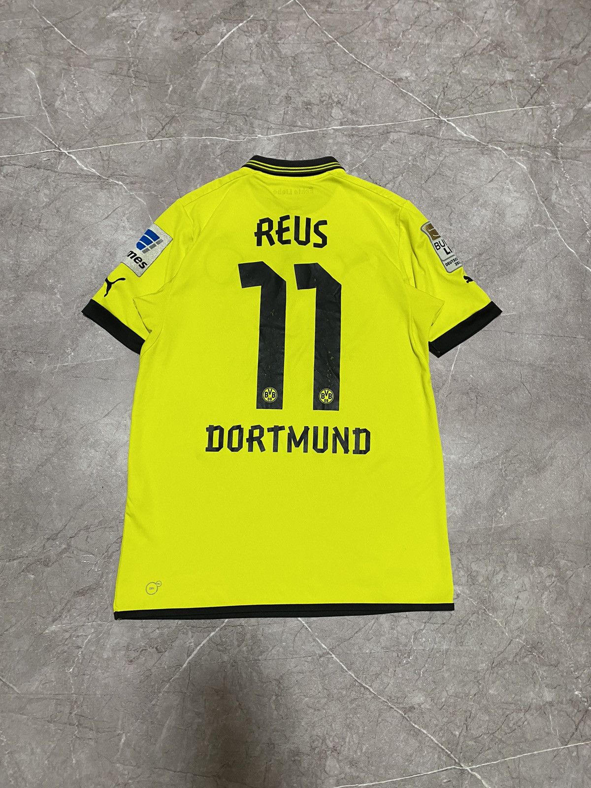 Puma Puma BVB Borussia Dortmund 11/12 Marco Reus 11 Soccer Jersey Size US S / EU 44-46 / 1 - 4 Thumbnail