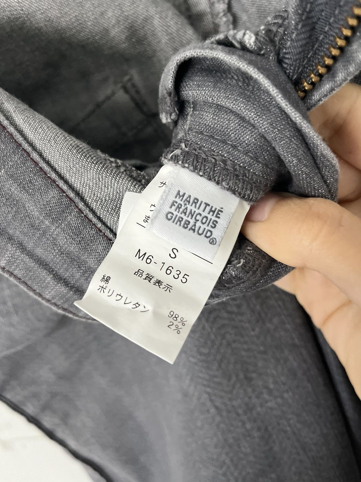 Marithe + Francois Girbaud Marithé Francois Girbaud “Tape Snake” Denim Pants Size US 29 - 4 Thumbnail