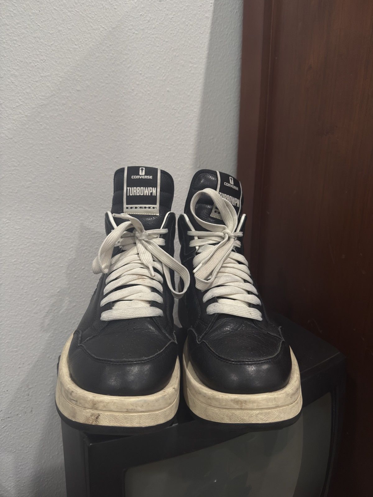 Converse × Rick Owens Drkshdw Rick Owens DRKSHDW x Converse TURBOWPN Size US 11.5 / EU 44-45 - 3 Thumbnail