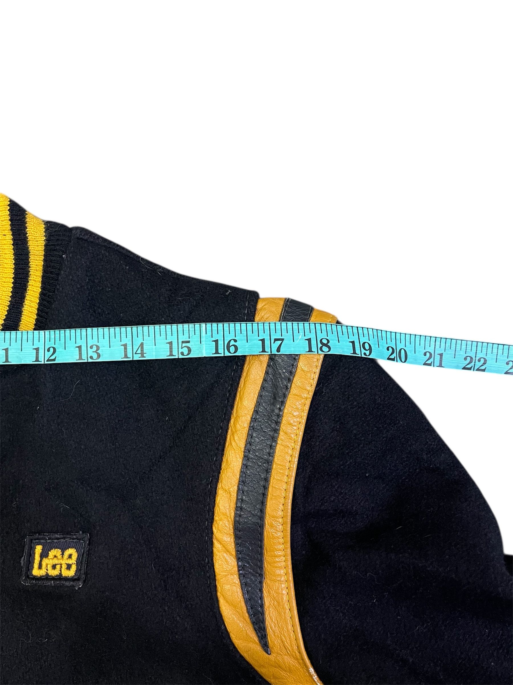 Lee True Vintage 70s Lee Varsity Delong Black/Yellow Jacket Size US M / EU 48-50 / 2 - 19 Thumbnail