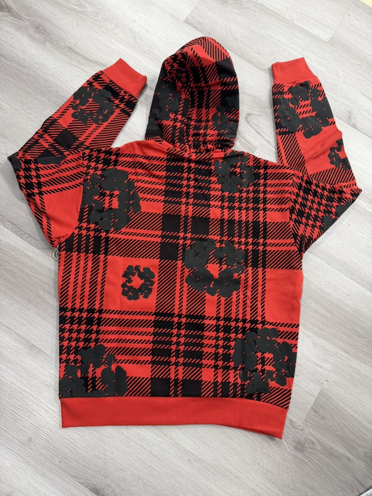 DENIM TEARS Denim Tears Plaid Wreath Zip Hoodie Size US XL / EU 56 / 4 - 8 Thumbnail