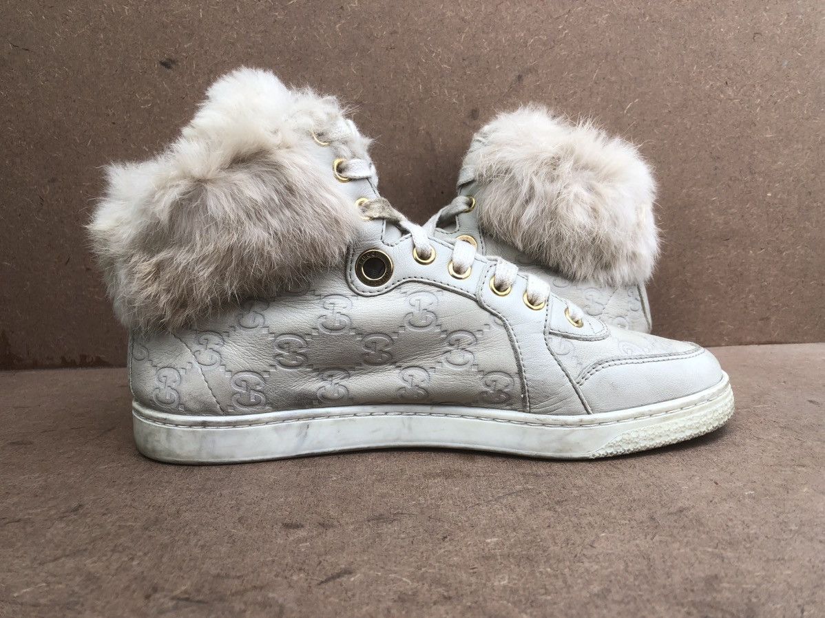 Gucci Gucci Guccissima Fur Trim Women’s Boots Size 37 Size US 7 / IT 37 - 5 Thumbnail