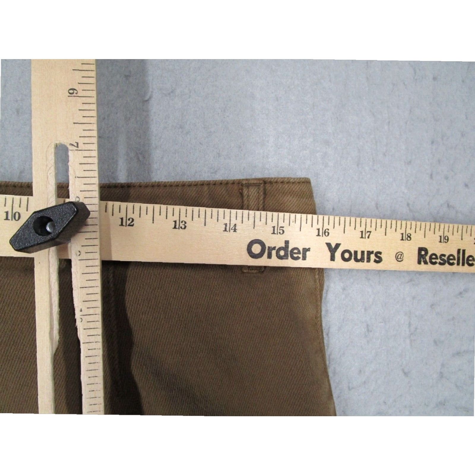 Vintage Wilfred Free Womens High Waisted Brown Canvas Utility Pants 31x30 Classic Fit Size 32" / US 10 / IT 46 - 6 Thumbnail