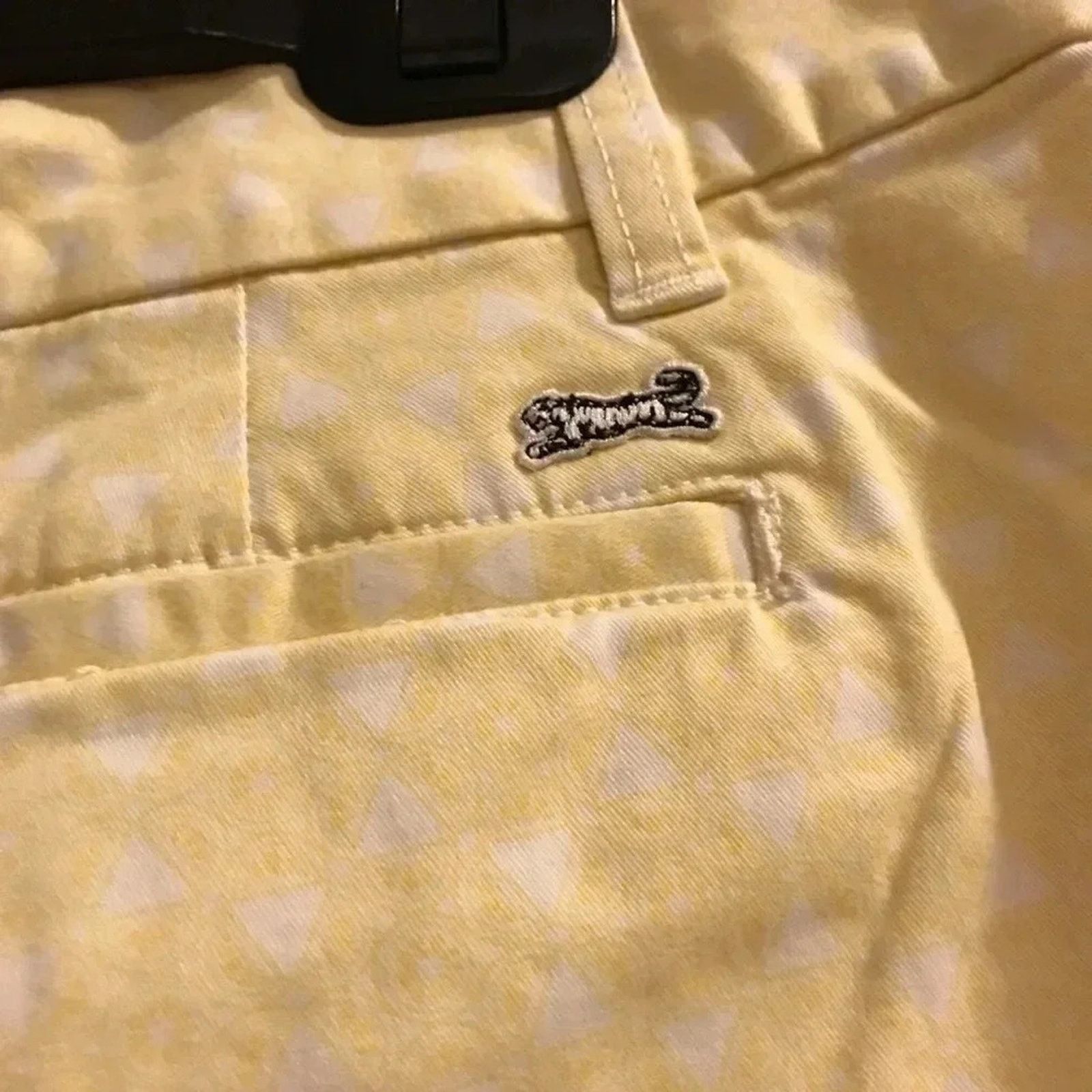 Le TIGRE Le Tigre Shorts Womens Light Yellow Pattern 12 Size 34" / US 12 / IT 48 - 3 Thumbnail