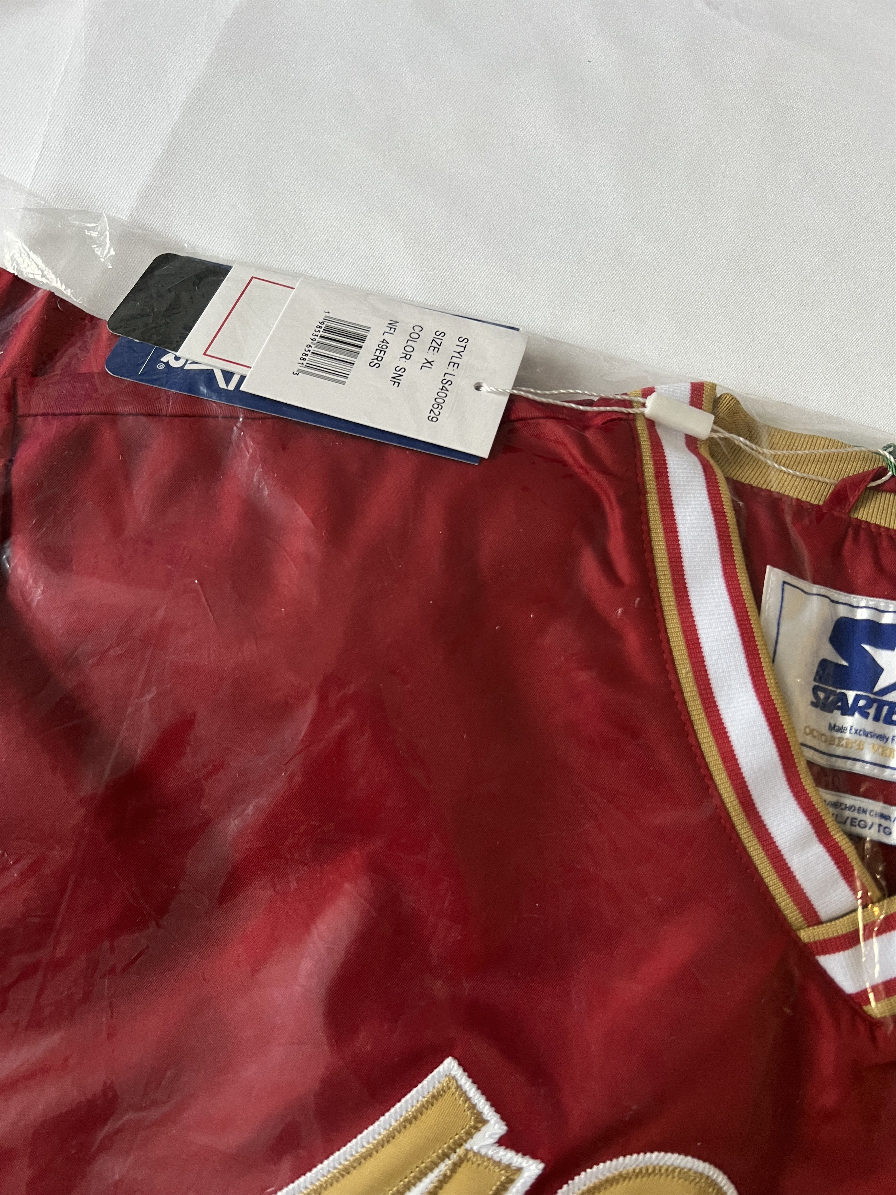 Drake OVO x NFL SAN FRANCISCO 49ER STARTER TRAINER PULLOVER JACKET Size US XL / EU 56 / 4 - 7 Thumbnail