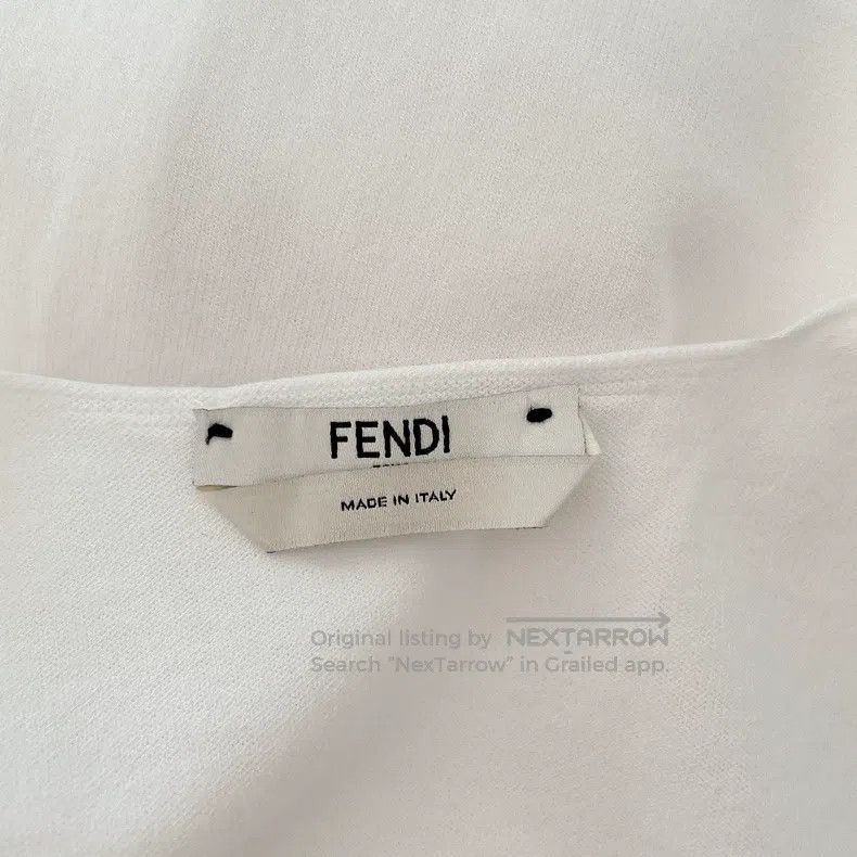 Fendi Fendi White suspender knitted dress Size S / US 4 / IT 40 - 5 Thumbnail