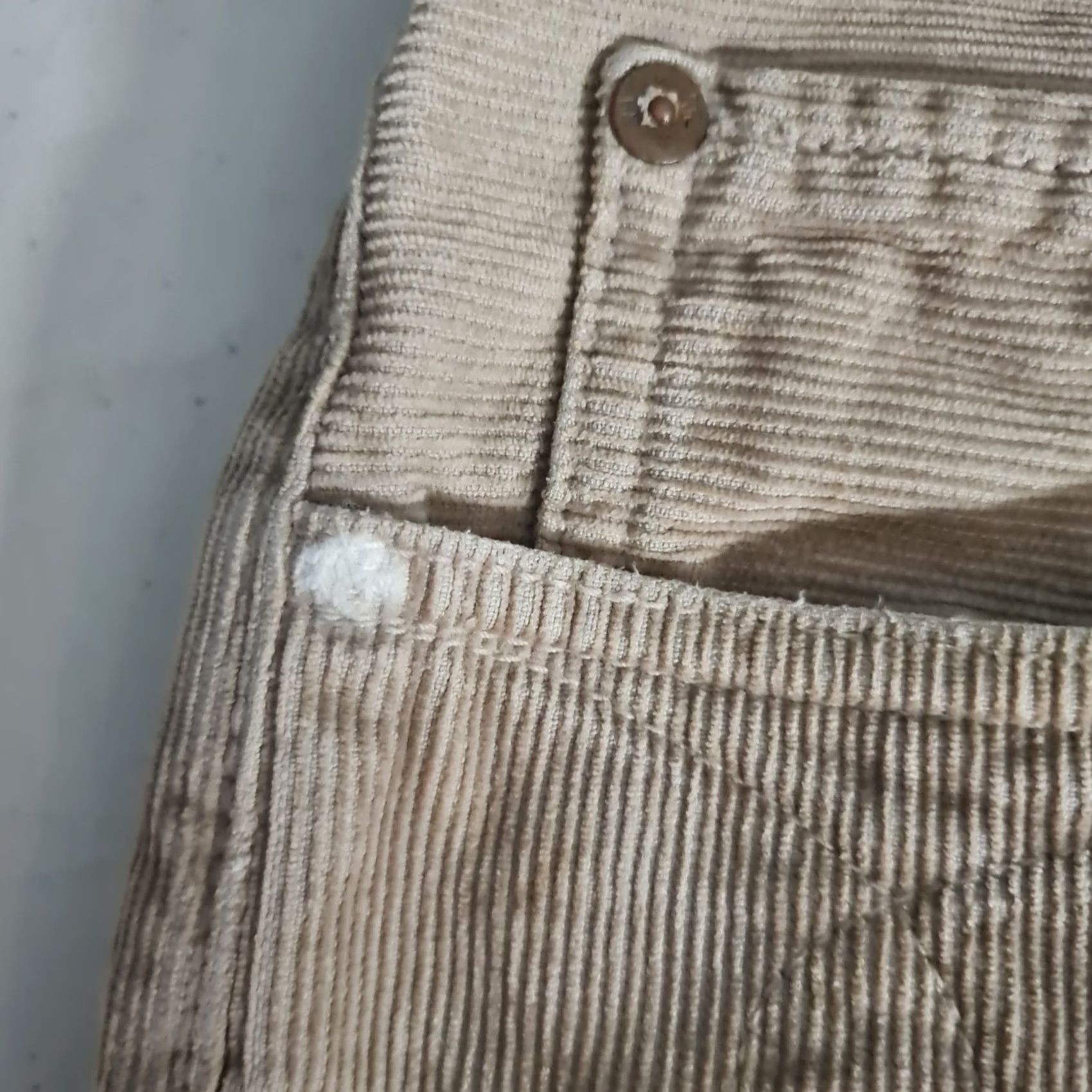 Ralph Lauren RRL Ralph Lauren Double RL Corduroy Pants Mens 34 Beige Straight Leg USA Flaw Size US 34 / EU 50 - 2 Thumbnail