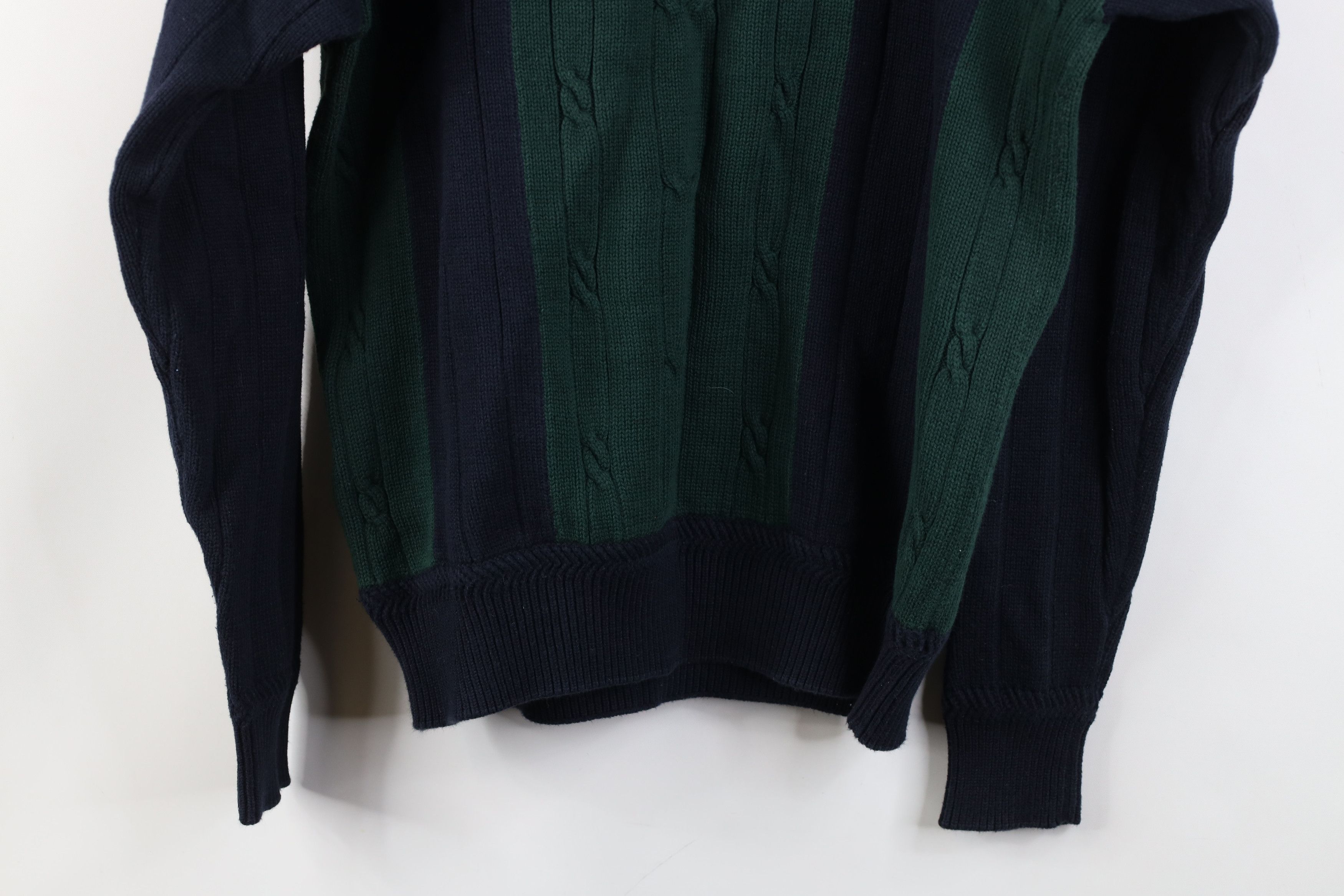 Nautica Vintage 90s Nautica Cable Knit Crewneck Sweater Cotton Size US S / EU 44-46 / 1 - 11 Thumbnail