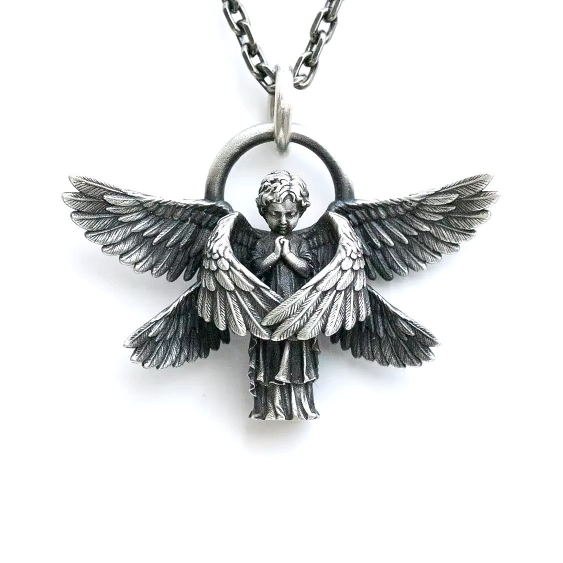Jewelry Angel Necklace Punk Chain Size ONE SIZE - 1 Thumbnail