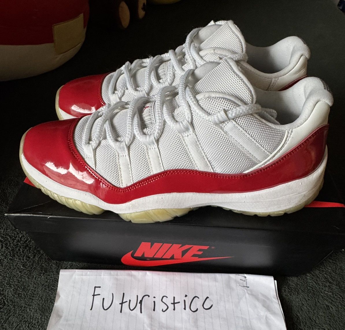 Jordan Brand × Nike Jordan 11 Low Cherry Size US 11.5 / EU 44-45 - 2 Thumbnail