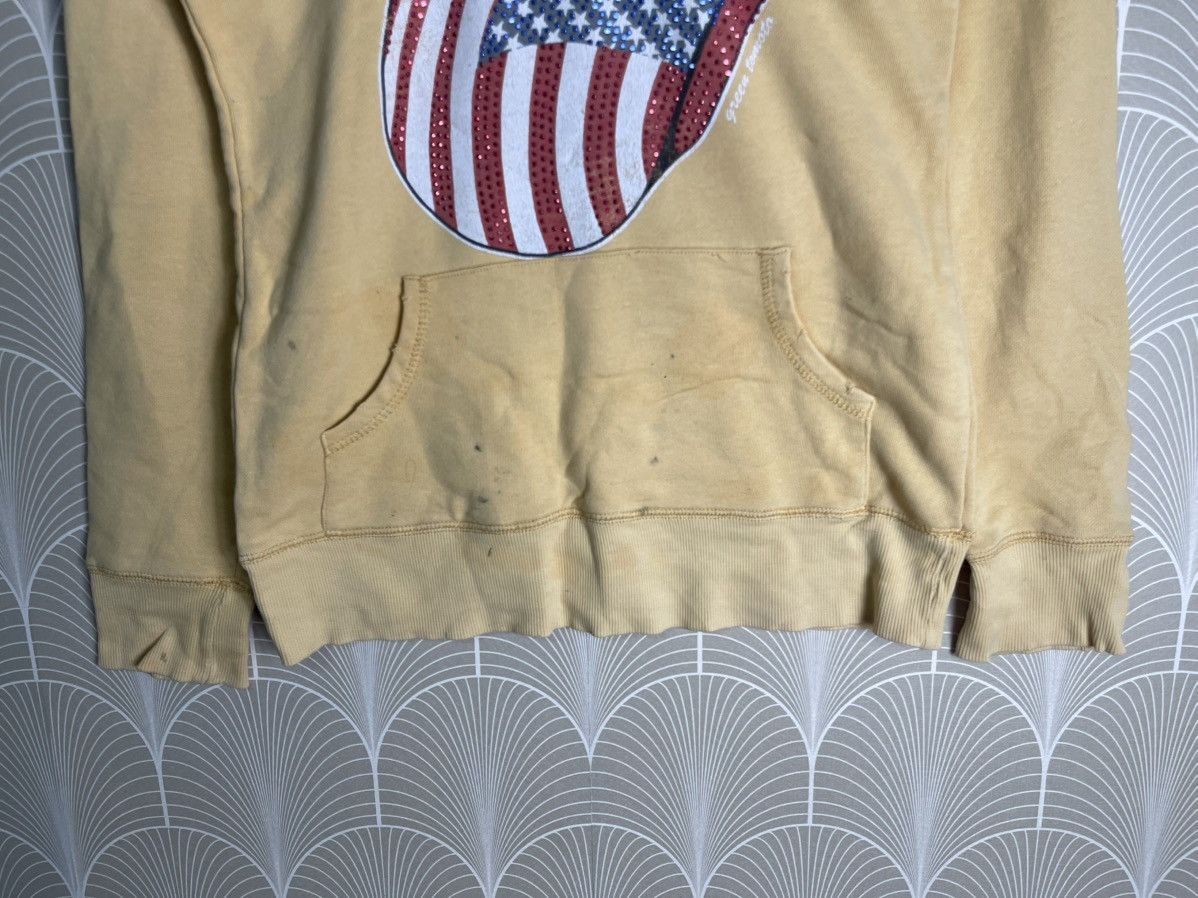 Band Tees × The Rolling Stones × Vintage VINTAGE THE ROLLING STONES TOUR 1996 HOODIE SWEATER Size S / US 4 / IT 40 - 5 Thumbnail
