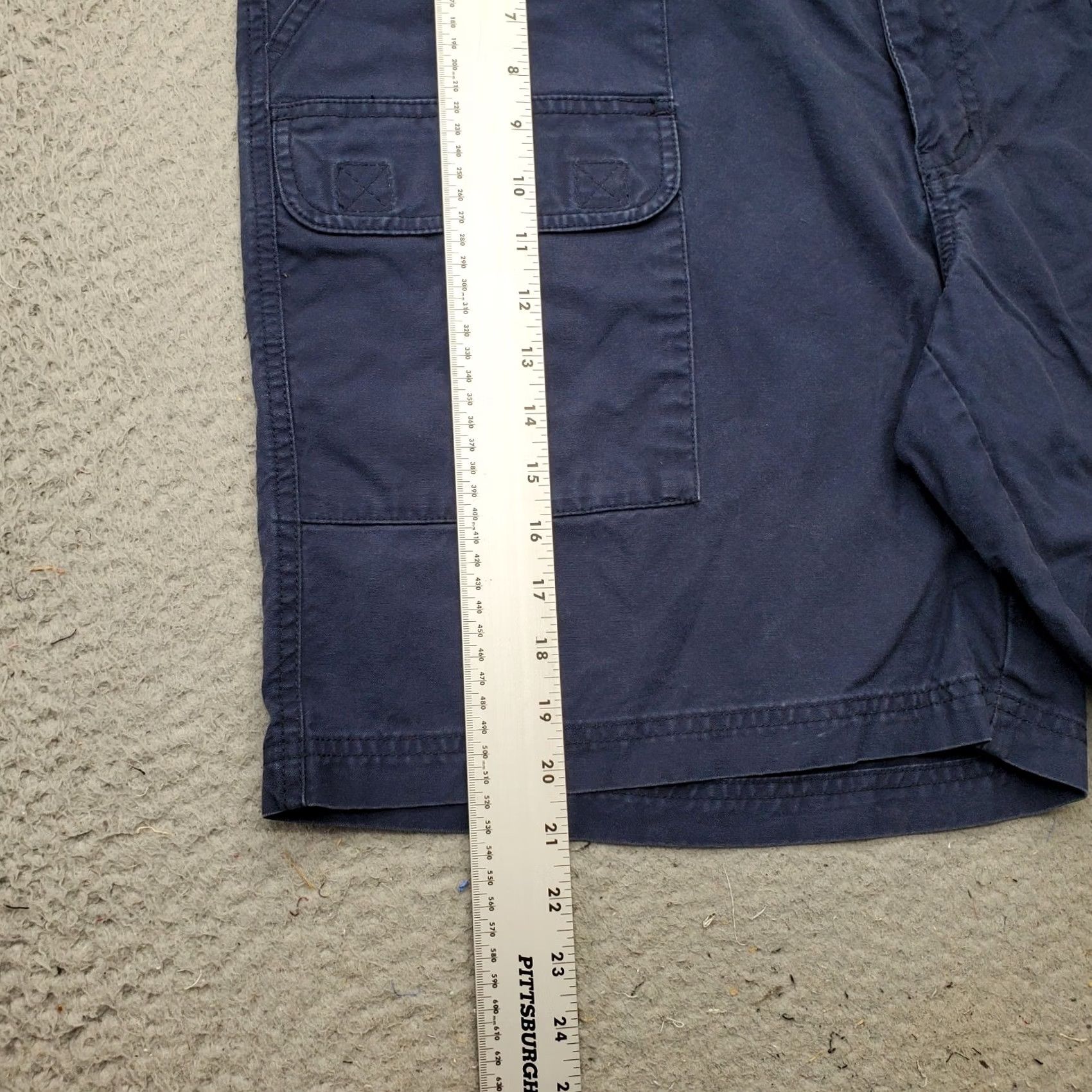 Eddie Bauer Eddie Bauer Mens Cargo Shorts Navy 42 High Rise 9.5 Inseam Cargo Pocket Outdoor Utility Shorts Size US 42 / EU 58 - 4 Thumbnail