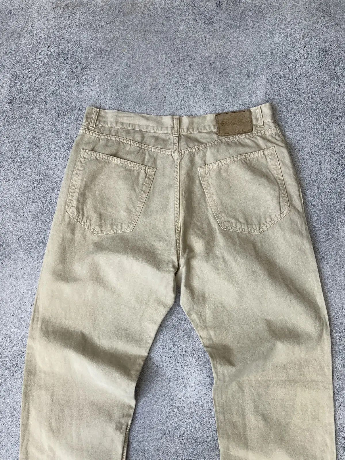Designer × Loro Piana × Vintage Vintage Men's Loro Piana Cotton Chino Pants Beige Size US 32 / EU 48 - 14 Thumbnail