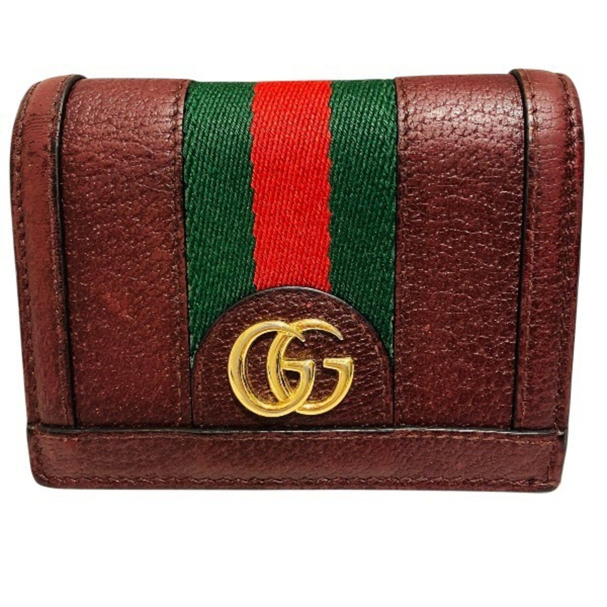 Gucci Gucci Ophidia GG Supreme 523155 Bi-fold Wallet for Women Size ONE SIZE - 1 Thumbnail