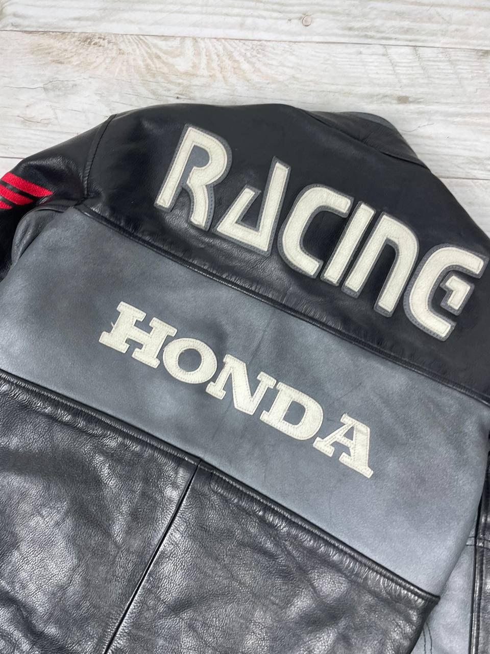 Honda Vintage Honda Racing Leather Motorcycle Jacket Moto Size US XS / EU 42 / 0 - 18 Thumbnail