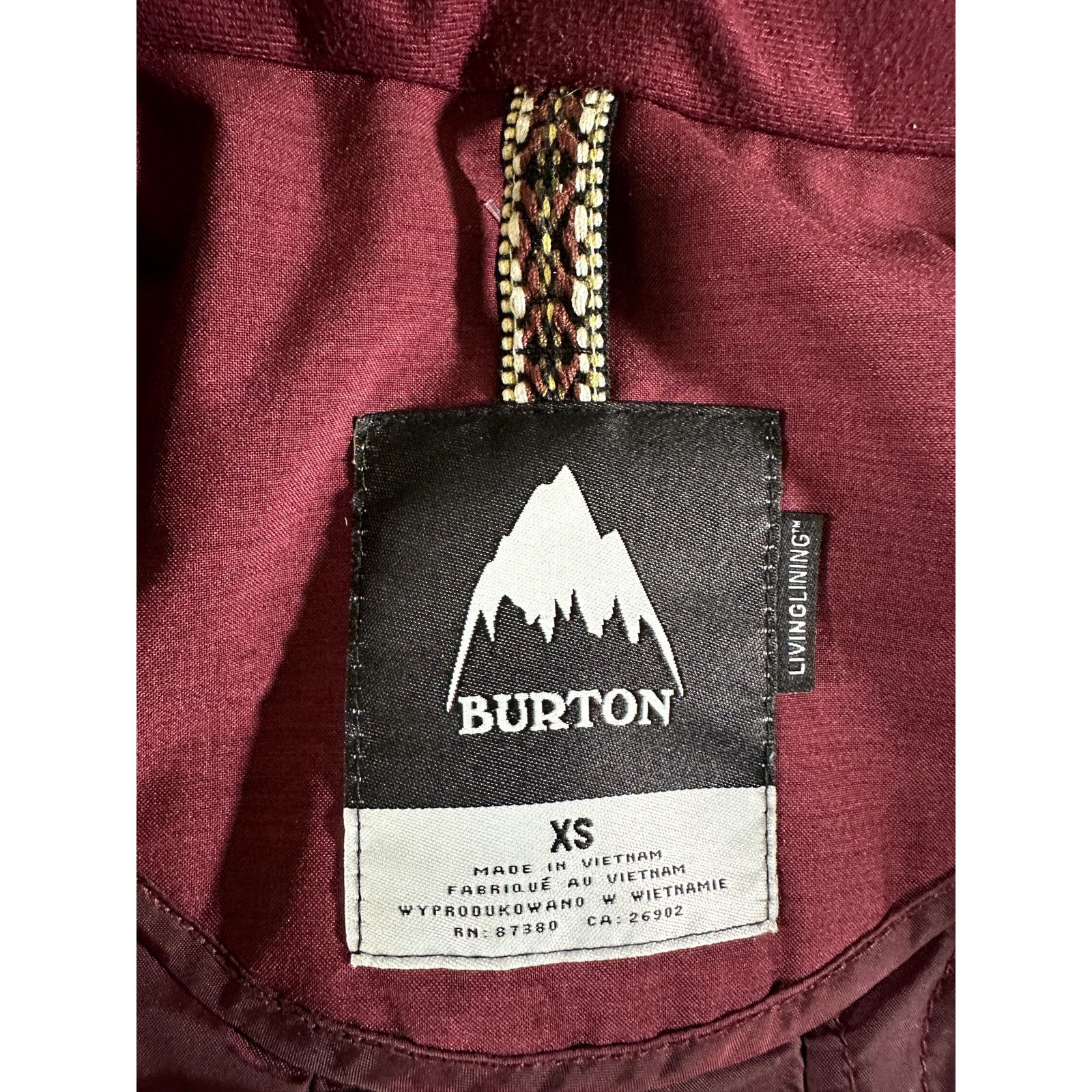 Burton Burton Womens Jet Set Living Lining Snowboarding Jacket XS Size XS / US 0-2 / IT 36-38 - 10 Thumbnail