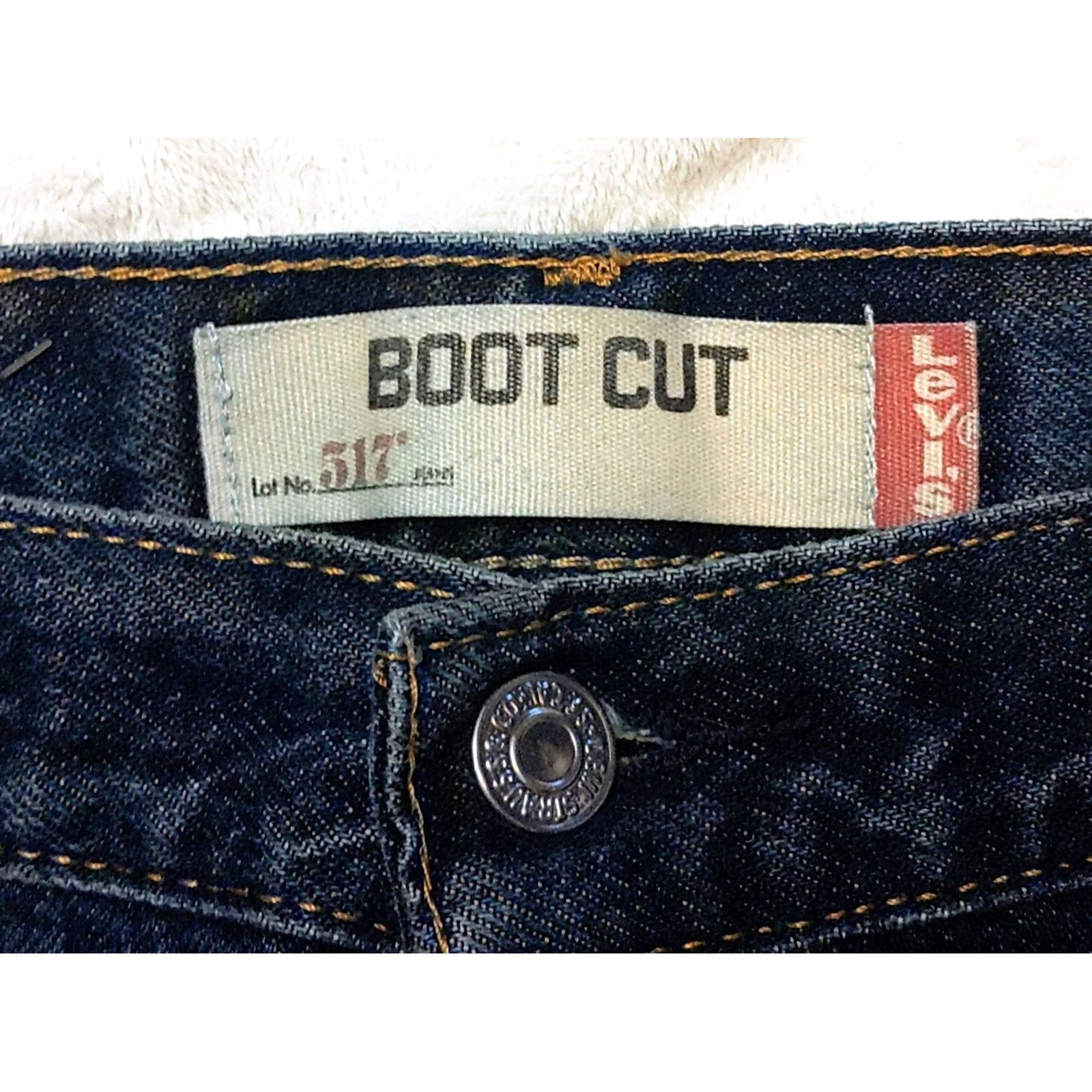 Levi's VINTAGE Levi's 517 Jeans Mens 34x40 Bootcut Denim Blue 5-Pocket Pockets 517 Western Y2K USA 90s Cowboys Mens Size US 34 / EU 50 - 2 Thumbnail