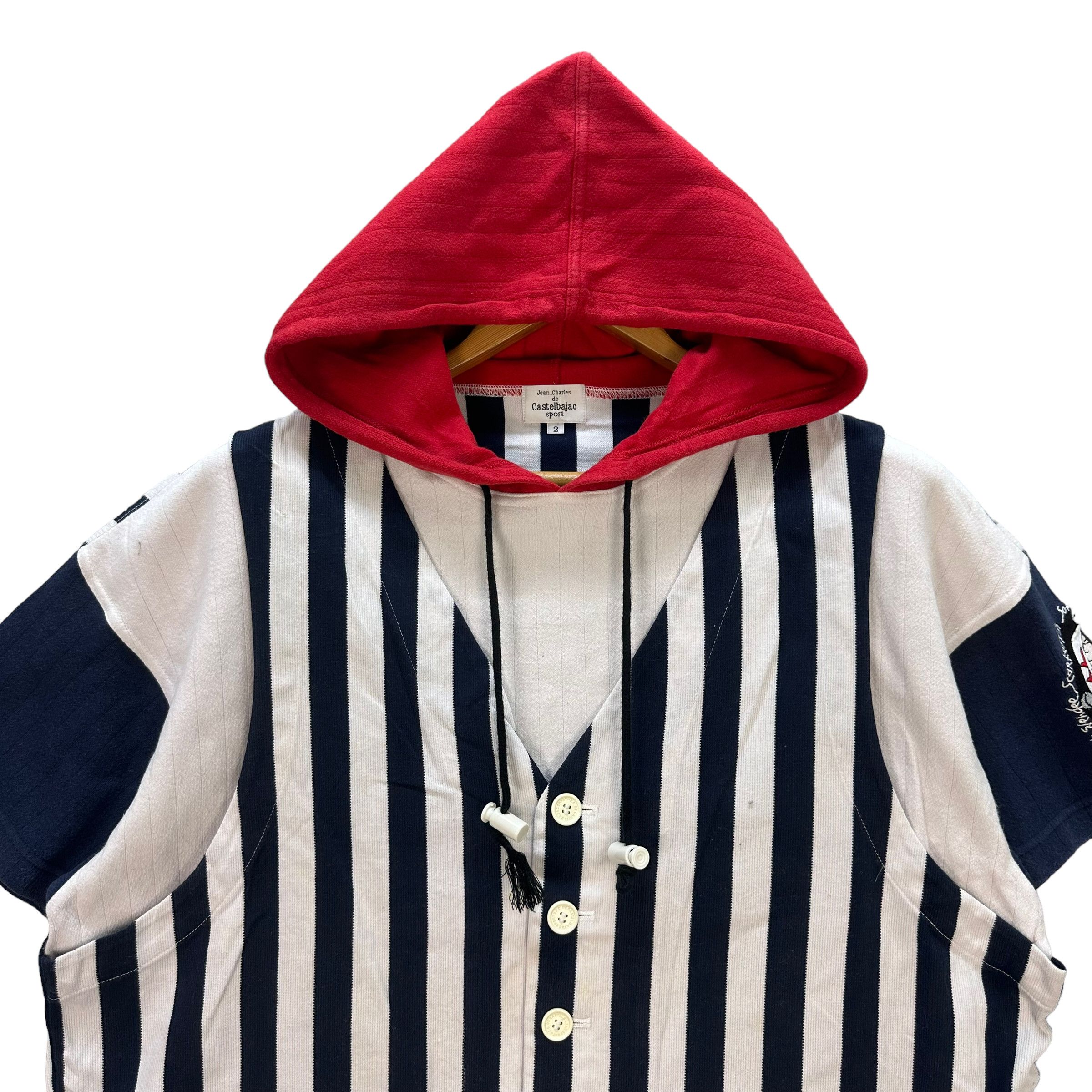 Jean Charles De Castelbajac Jean Charles De Castelbajac Short Sleeve Hoodies #8552-014 Size US M / EU 48-50 / 2 - 2 Thumbnail