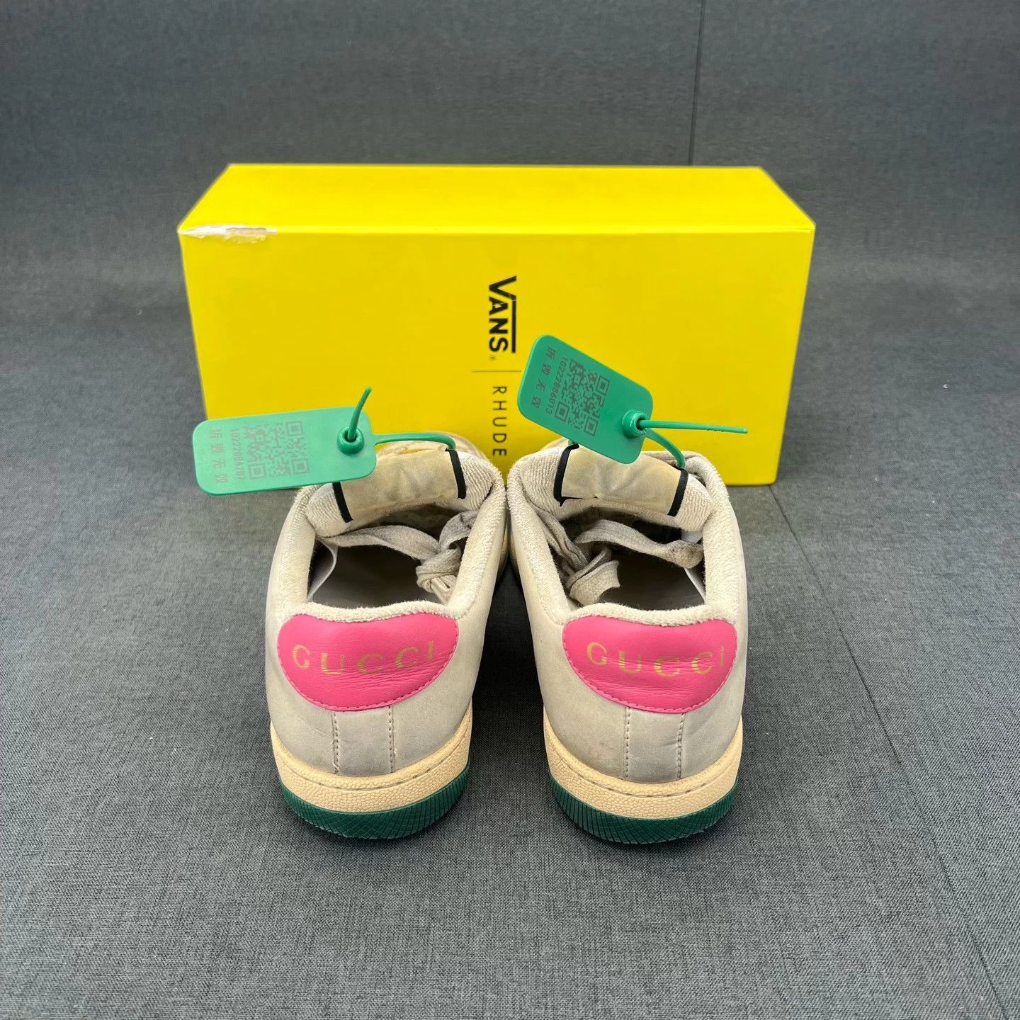 Gucci Gucci Rhyton ebony pink 36 sneaker with box like new Size US 6 / IT 36 - 5 Thumbnail