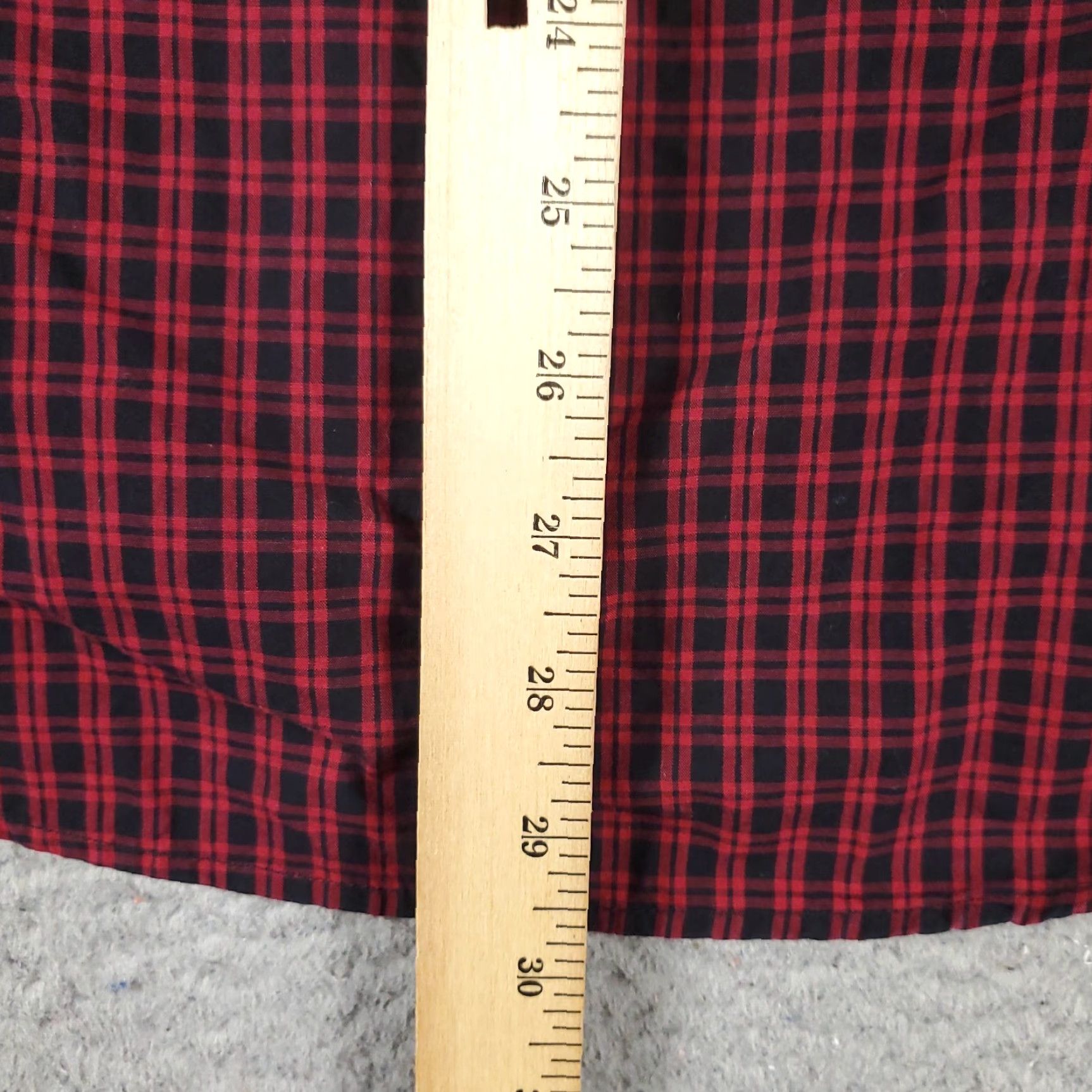 Lucky Brand Lucky Brand Shirt Mens Size Large Red Plaid Button-Up Long Sleeve Casual Business Formal Wedding Workwear Size US L / EU 52-54 / 3 - 4 Thumbnail