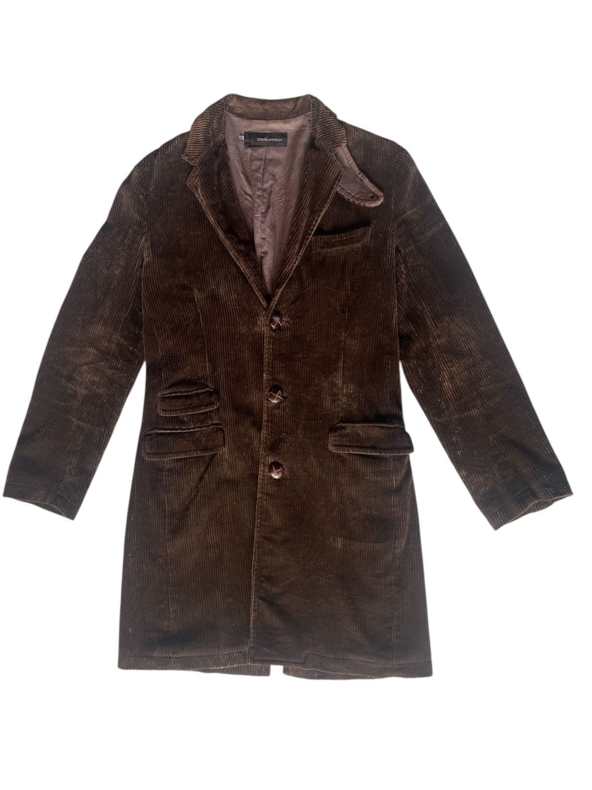 Dsquared2 Luxury Dsquared2 Corduroy Button Jacket Size US M / EU 48-50 / 2 - 1 Thumbnail