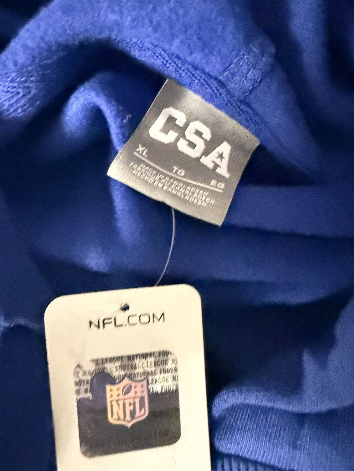 CSA Buffalo Bills NFL Hoodie Pullover Sweatshirt Blue Size US XL / EU 56 / 4 - 3 Thumbnail