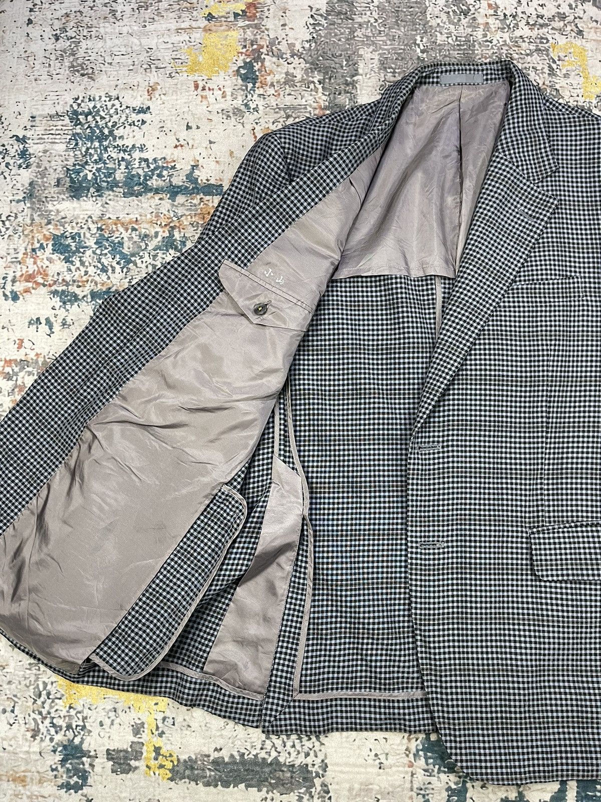 Burberry Burberry London Checked Plaid Silky Wool Blazer Size US M / EU 48-50 / 2 - 10 Thumbnail