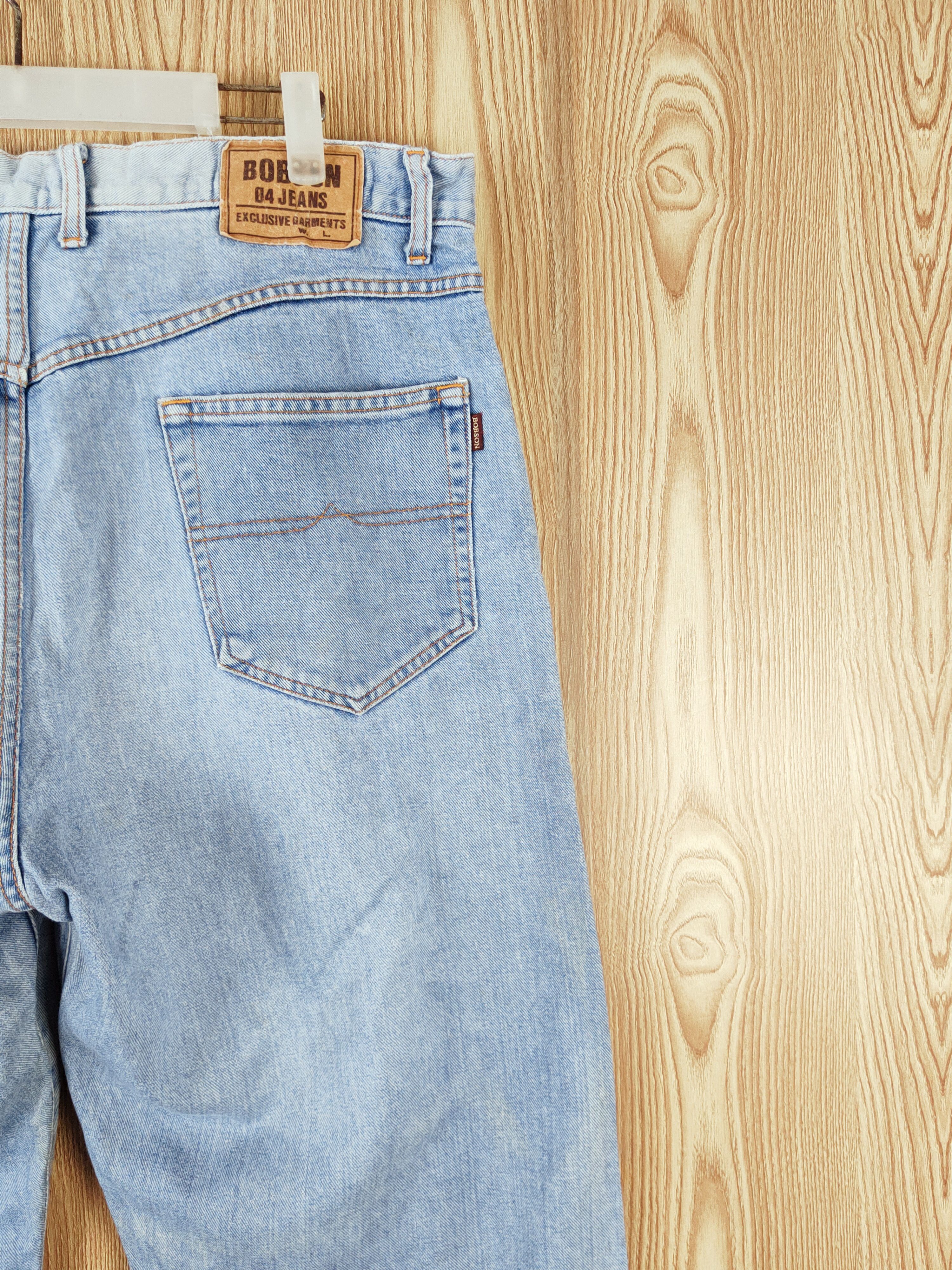 Japanese Brand Bobson Blue Distressed Ripped Jeans #W617 Size US 38 / EU 54 - 12 Thumbnail