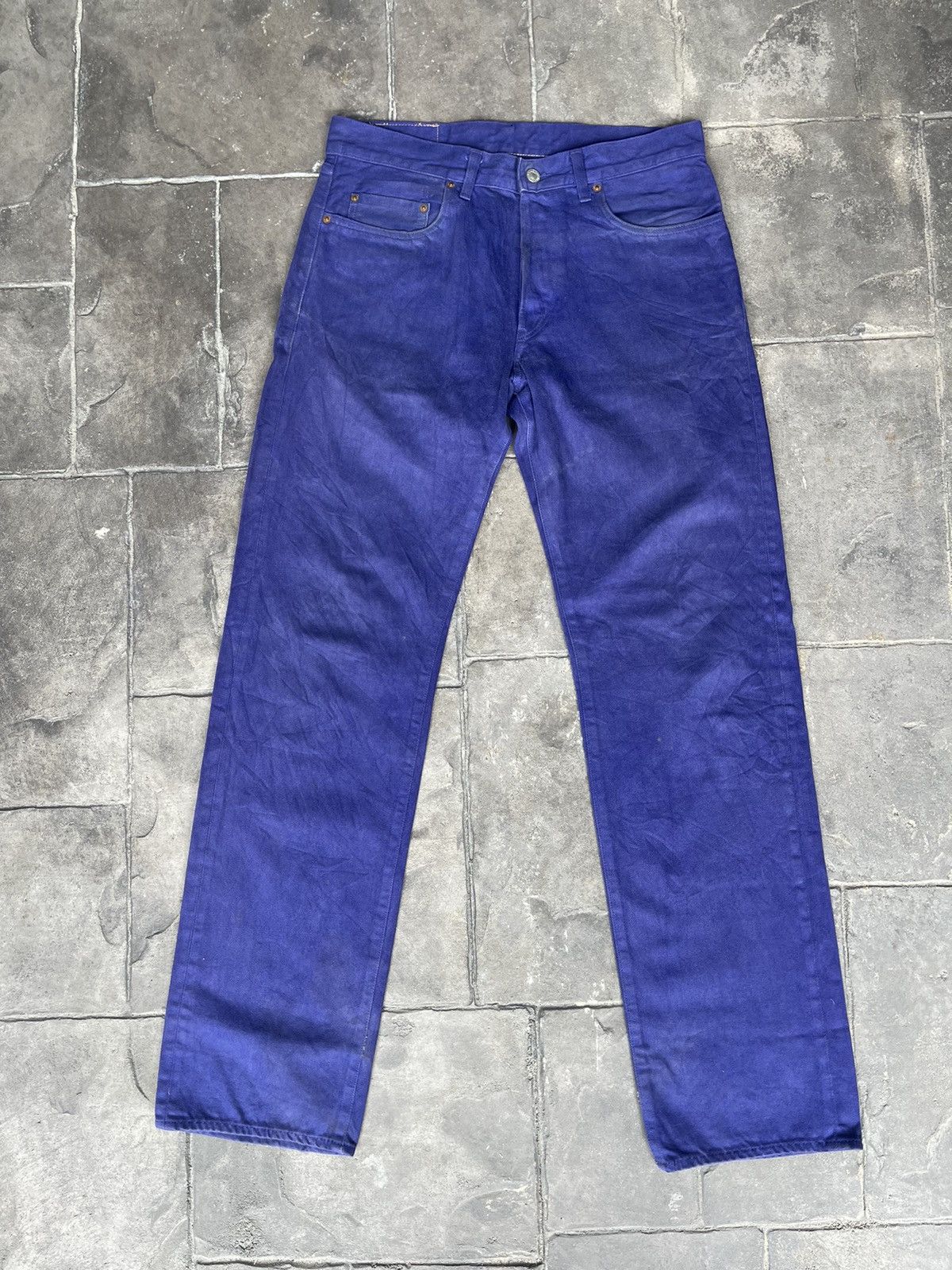 HOLLYWOOD RANCH MARKET JAPAN MADE Hollywood Ranch Market Selvedge Blue Size US 32 / EU 48 - 6 Thumbnail