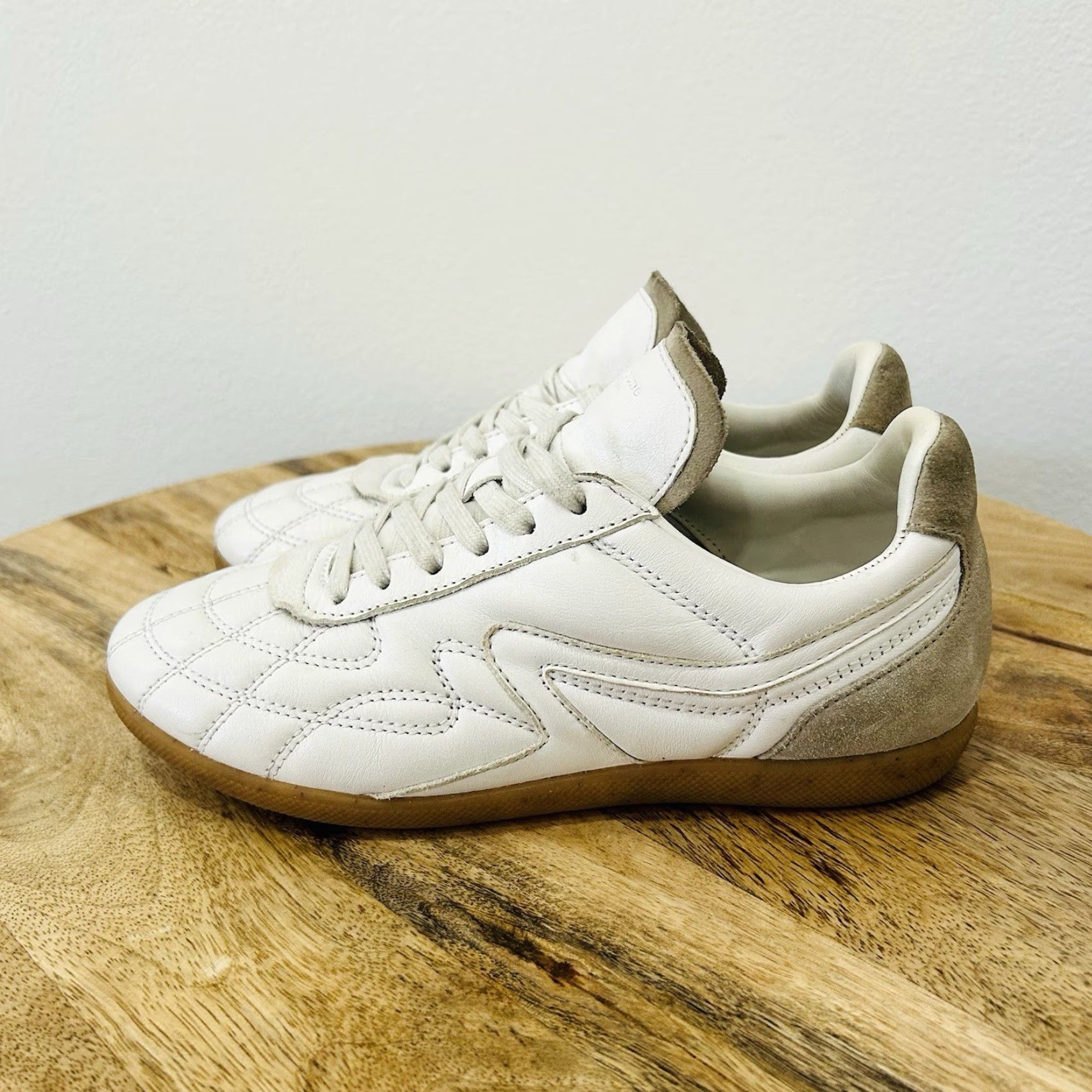 Rag & Bone rag & bone Legacy Sneaker Womens US 5 White 35 Retro Size US 5 / IT 35 - 3 Thumbnail
