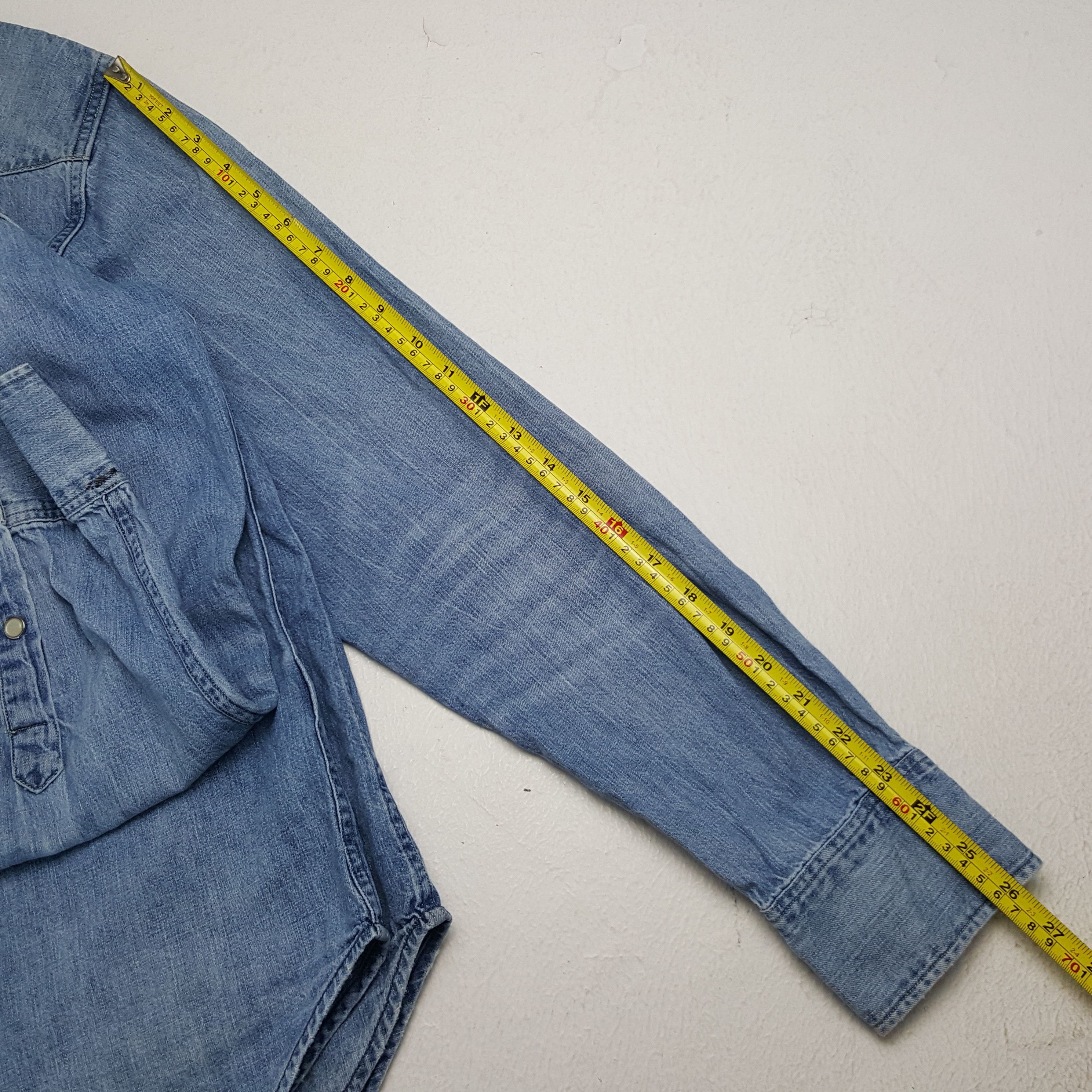 Polo Ralph Lauren × Vintage Vintage Polo Ralph Lauren Denim Button Up Shirt Size US XL / EU 56 / 4 - 7 Thumbnail
