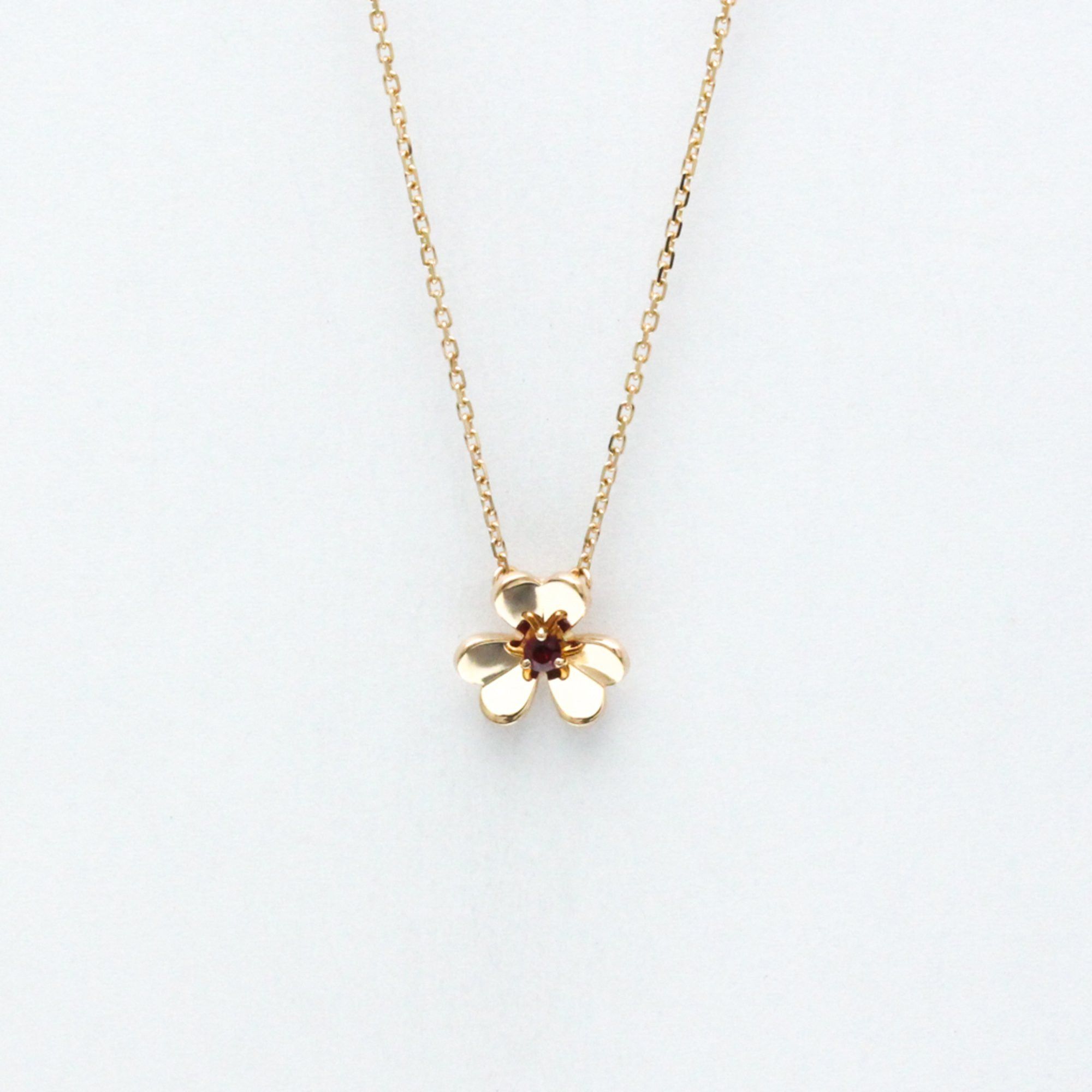 Van Cleef & Arpels Frivole Mini Diamond Necklace Pink Gold (18K) Diamond MenWomen Fashion Pendant Necklace (Pink Gold)