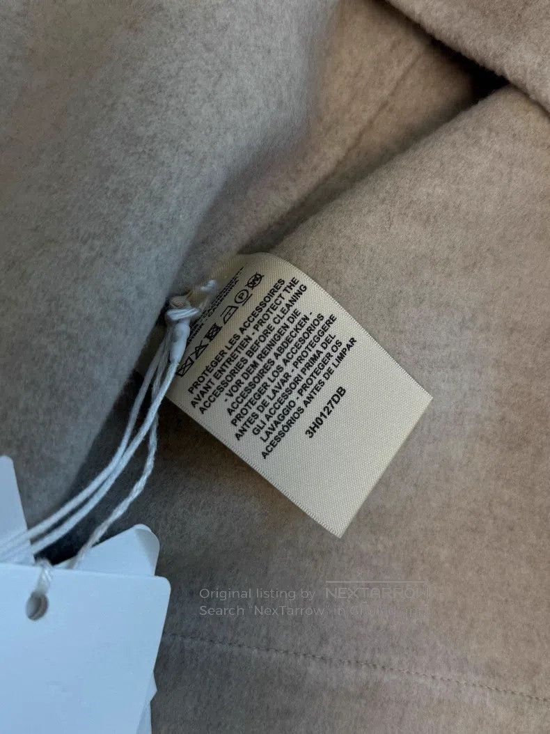 Hermes Hermes 25-year style beige single-breasted collar overcoat Size XXS / US 00 / IT 34 - 3 Thumbnail