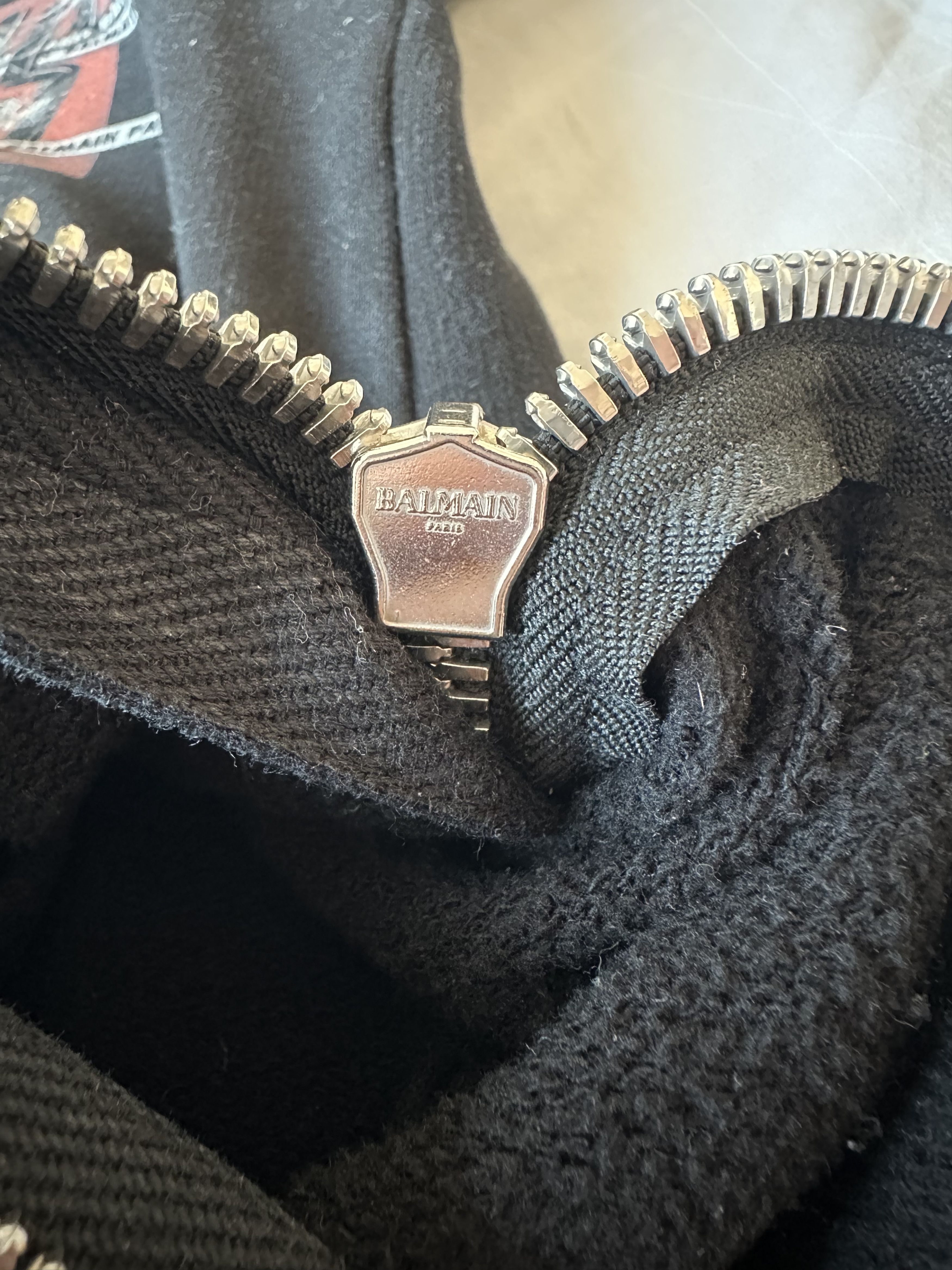 Balmain Balmain Dangerous Zippers Hoodie Black Size US M / EU 48-50 / 2 - 5 Thumbnail