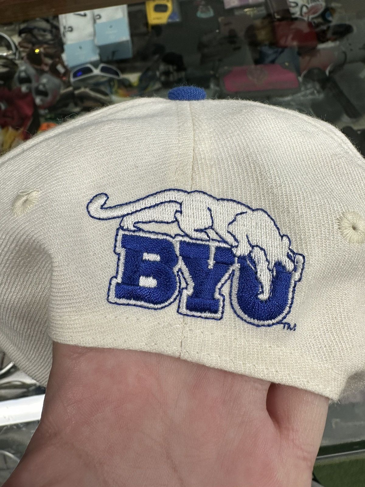 Apex One × NCAA × Vintage Vintage 90s Apex One Big Logo BYU SnapBack Size ONE SIZE - 6 Thumbnail