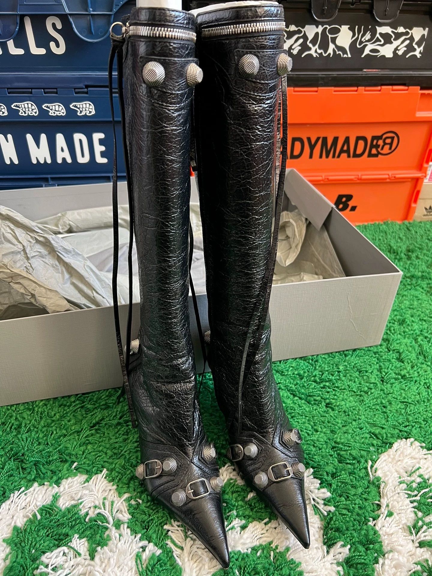 Balenciaga Balenciaga Cagole 90mm Boots Size US 5 / IT 35 - 1 Thumbnail