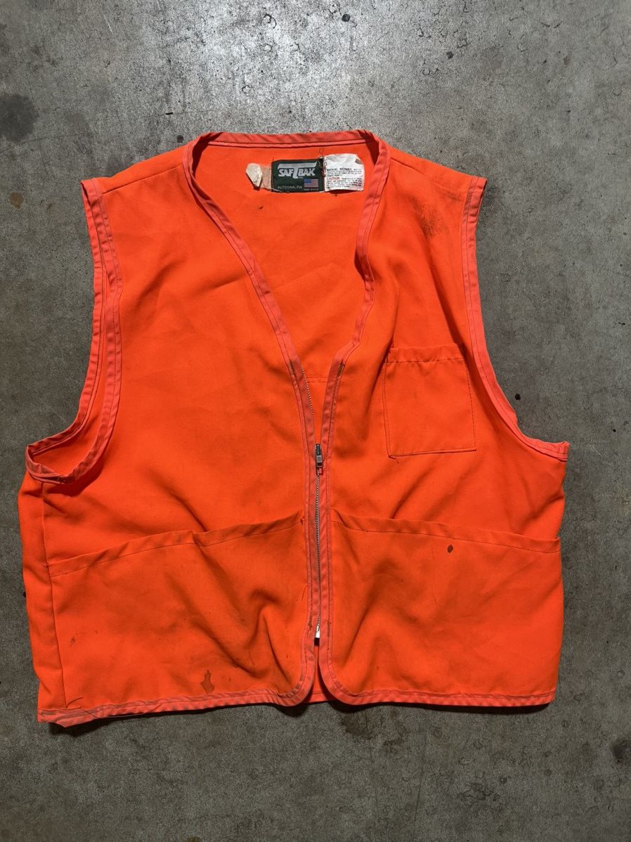 Vintage Vintage Duck Hunting Vest Blaze Orange XL Size US XL / EU 56 / 4 - 1 Thumbnail
